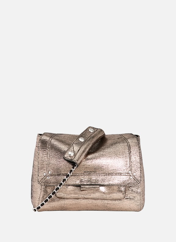 Sac à bandoulière Lulu M en cuir de chèvre Beige by JÉRÔME DREYFUSS JÉRÔME DREYFUSS Sac à bandoulière Lulu M en cuir de chèvre Beige