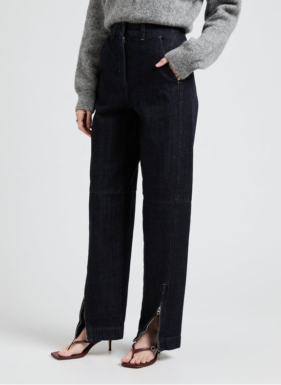Le cargo de-Nîmes en coton Bleu by JACQUEMUS JACQUEMUS Le cargo de-Nîmes en coton Bleu