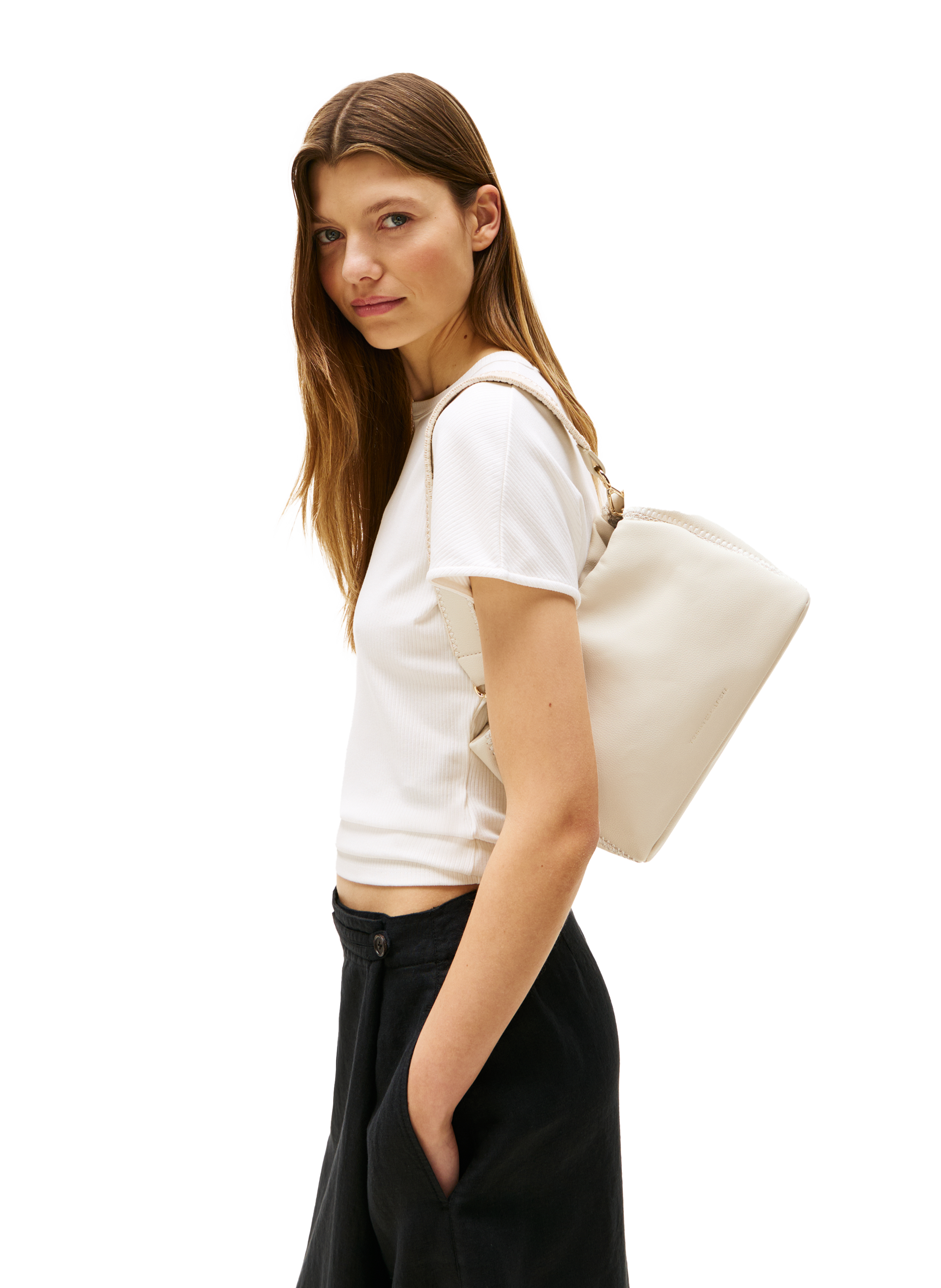 Sac seau de plage TOMMY HILFIGER Beige