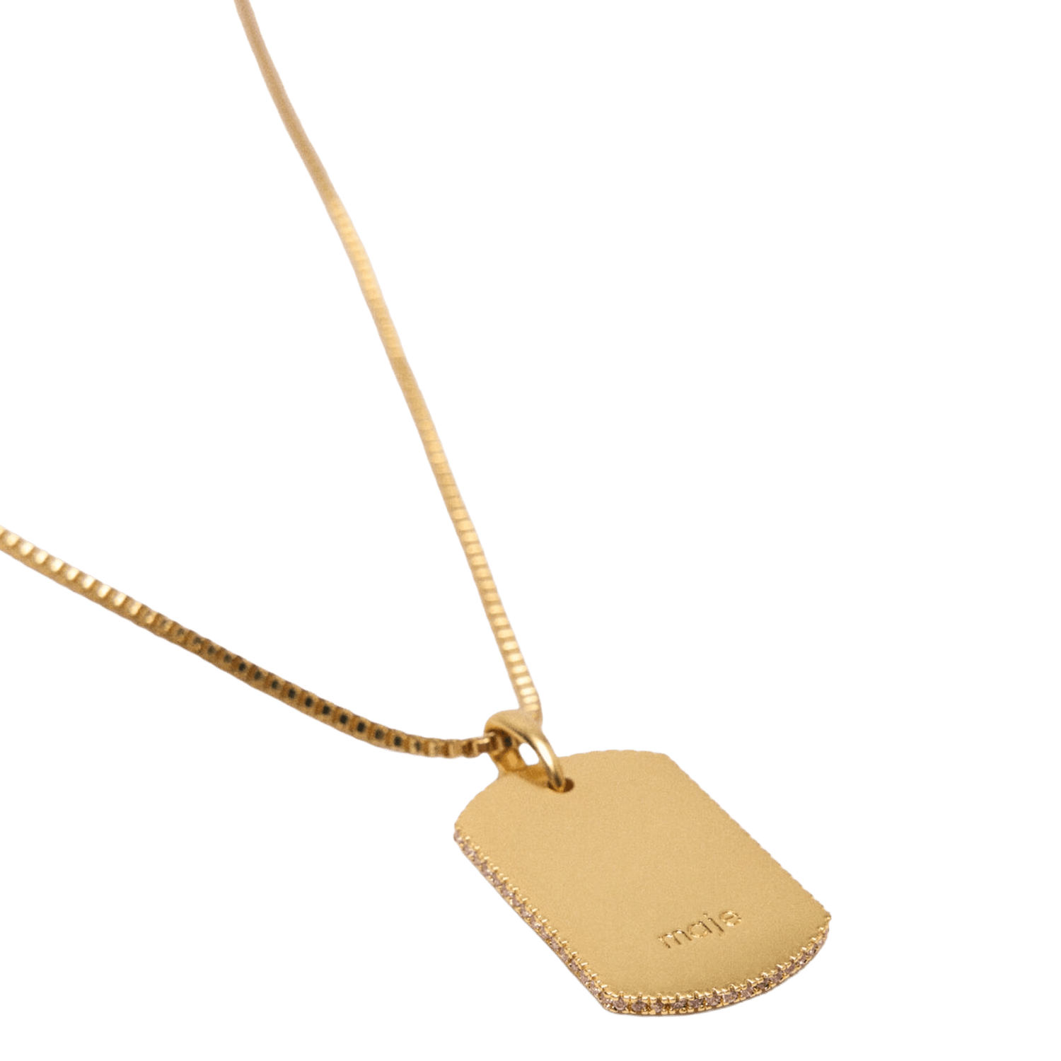 Collier en laiton MAJE Doré