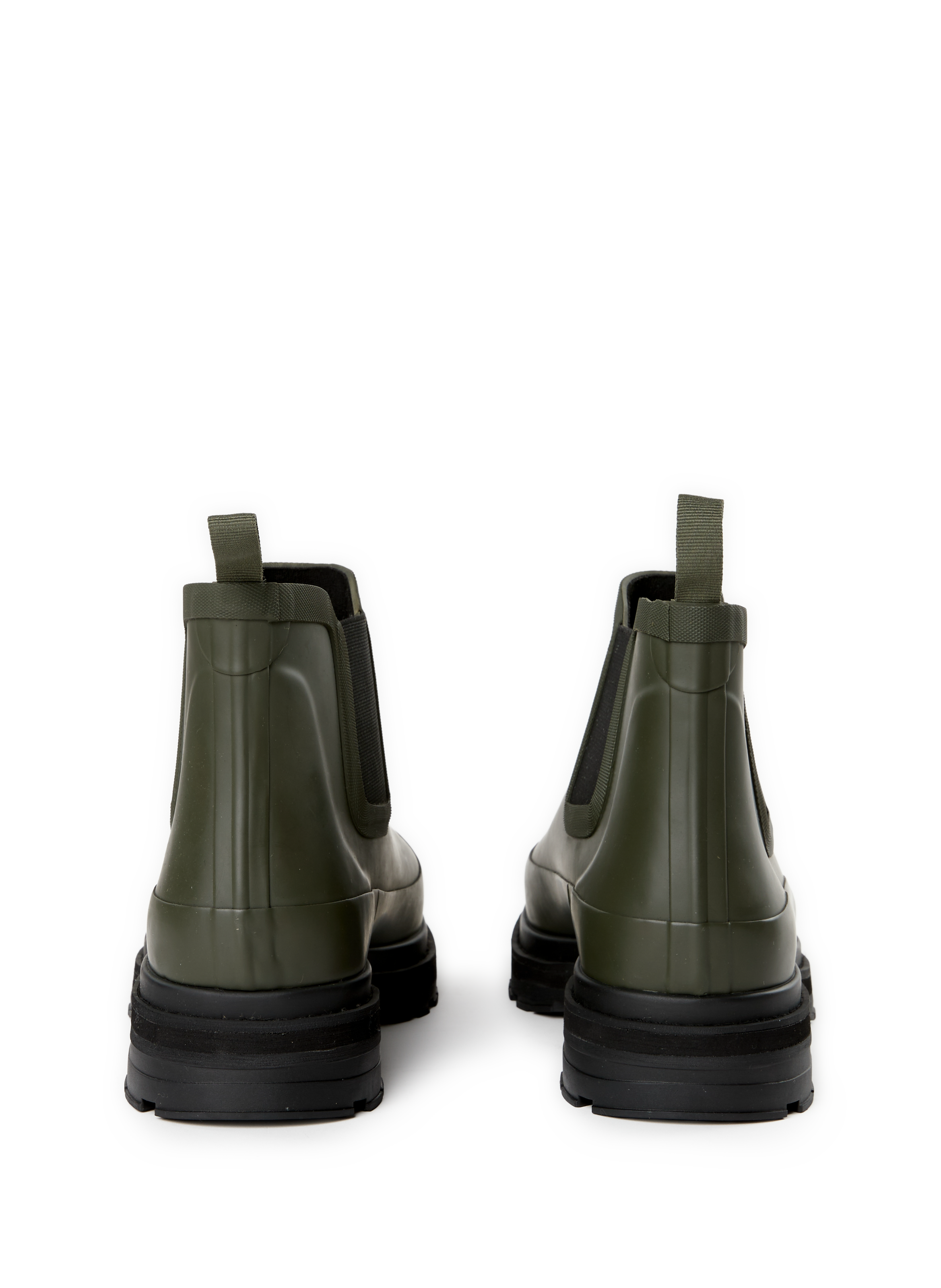 Boots compensées unies AIGLE Kaki