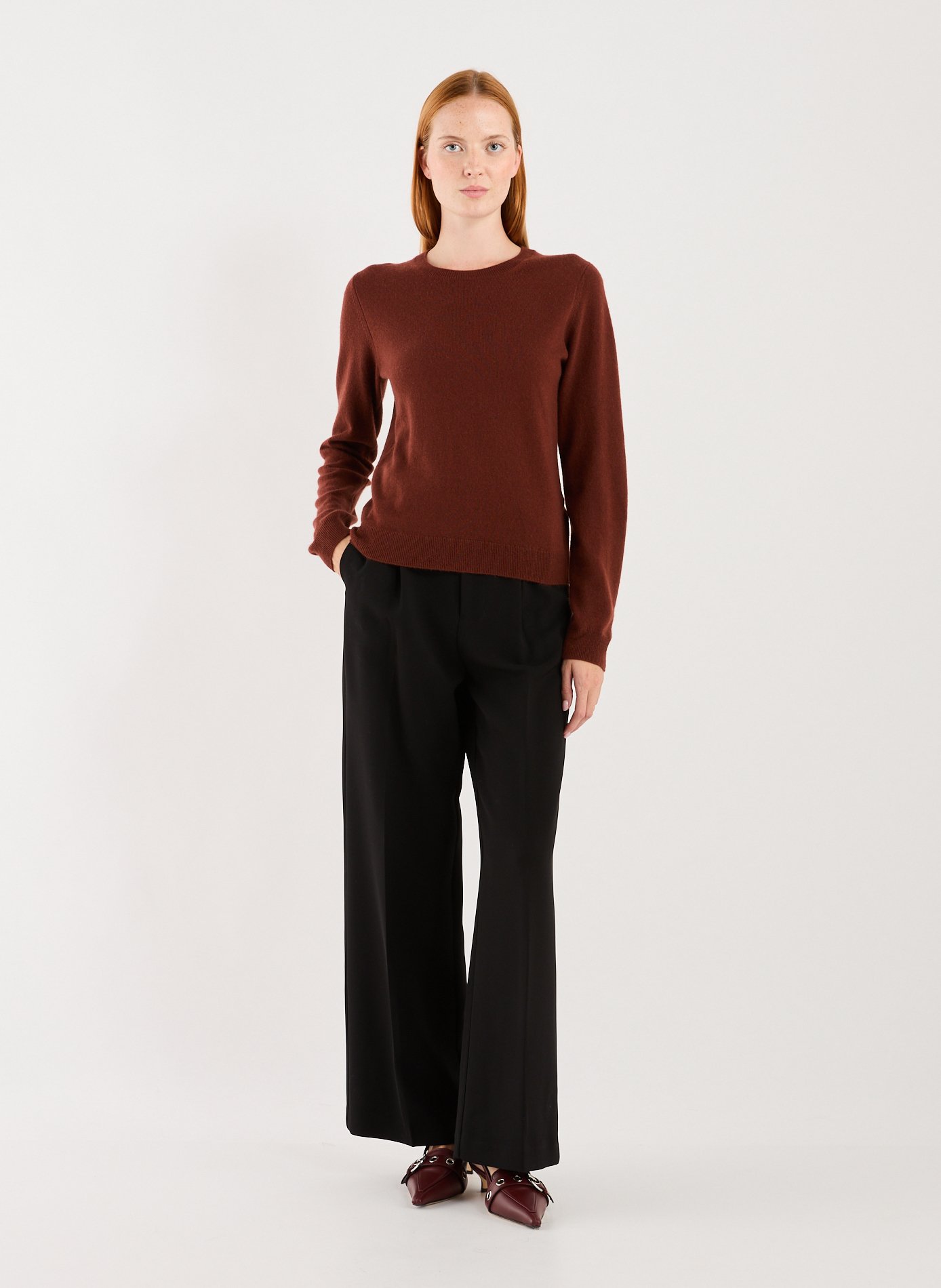  Cashmere jumper AU PRINTEMPS PARIS Brown
