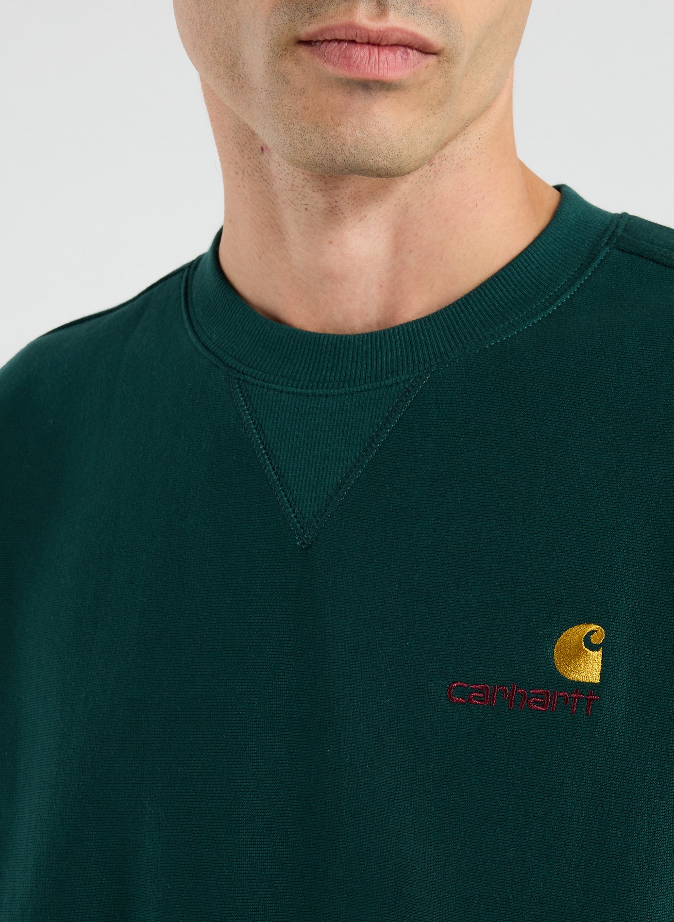 Sweatshirt ample en coton mélangé CARHARTT WIP Vert