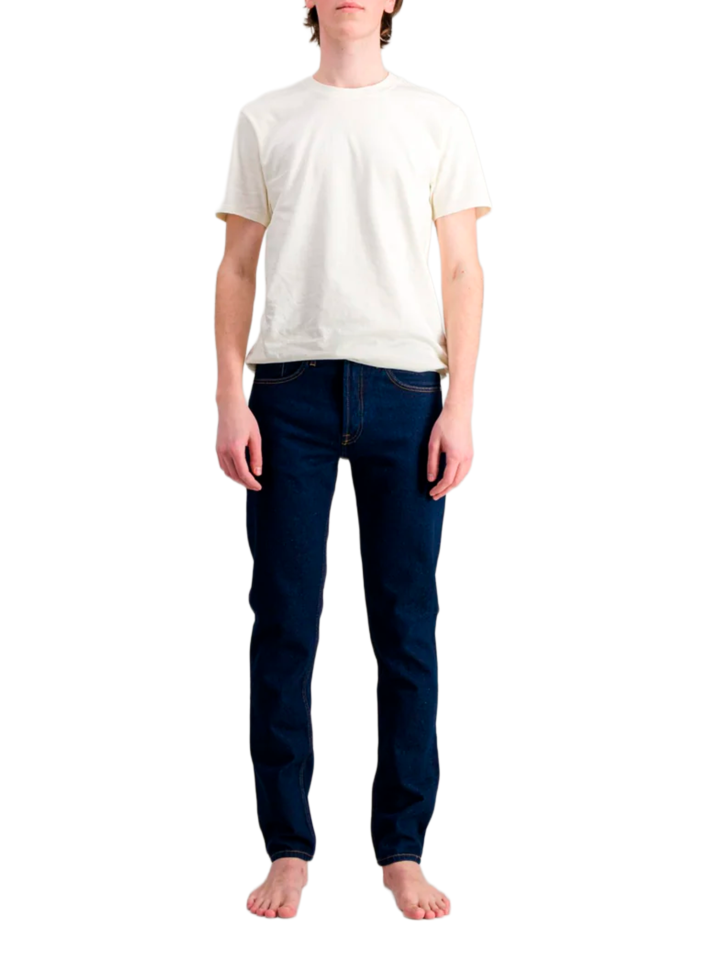 Straight cotton jeans ATELIERS DE NIMES Blue