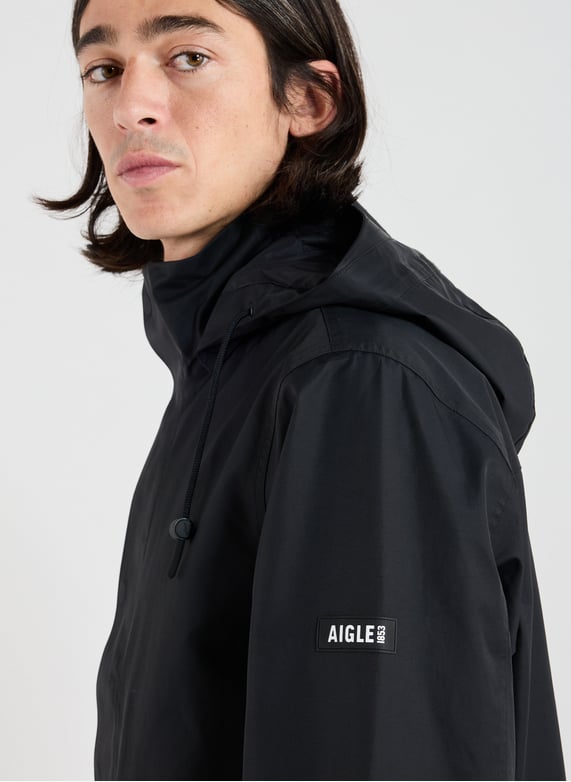 T-kit Waterproof Parka | Black by AIGLE T-kit Waterproof Parka Black