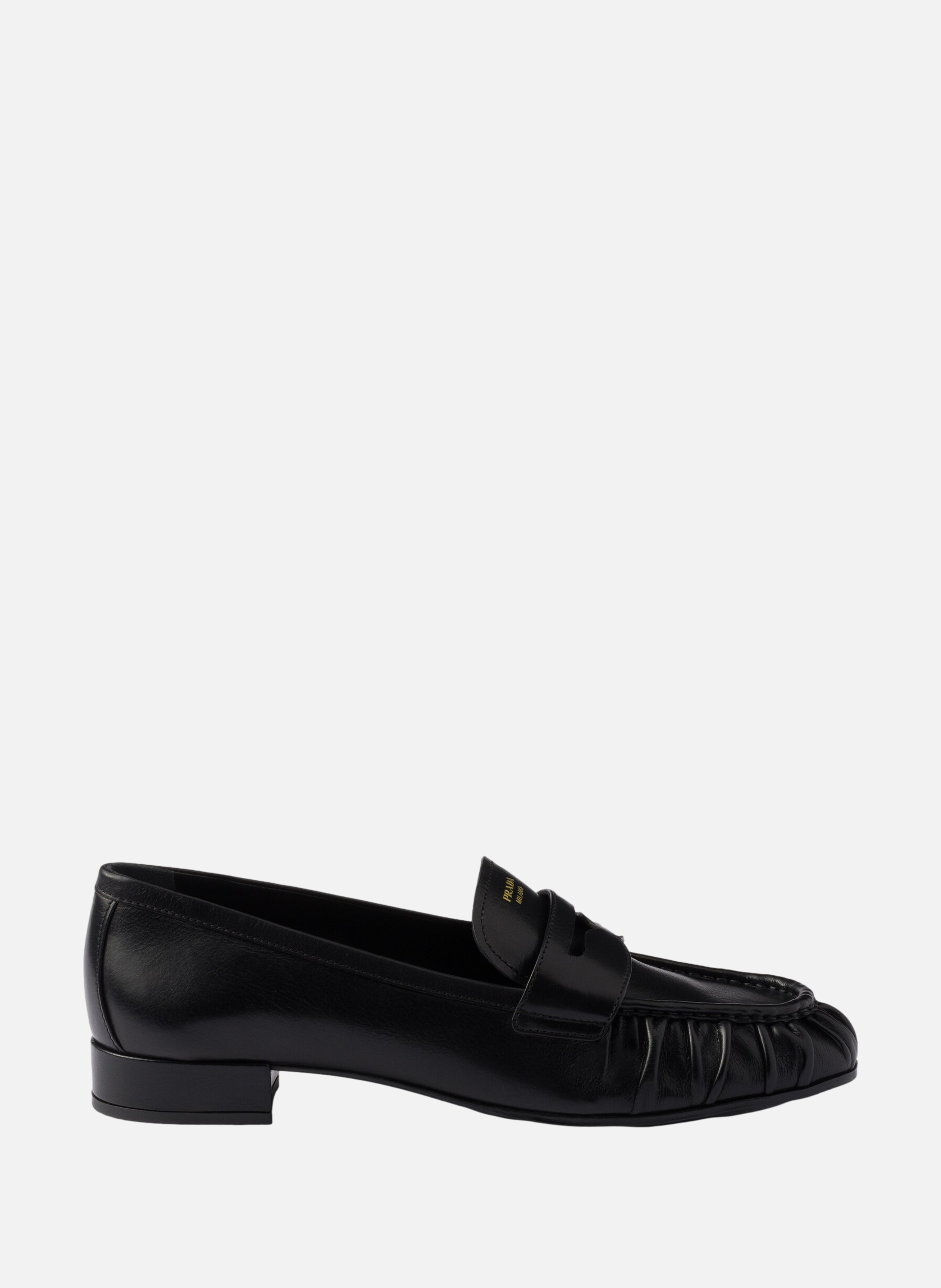 Mocassins en cuir PRADA Noir