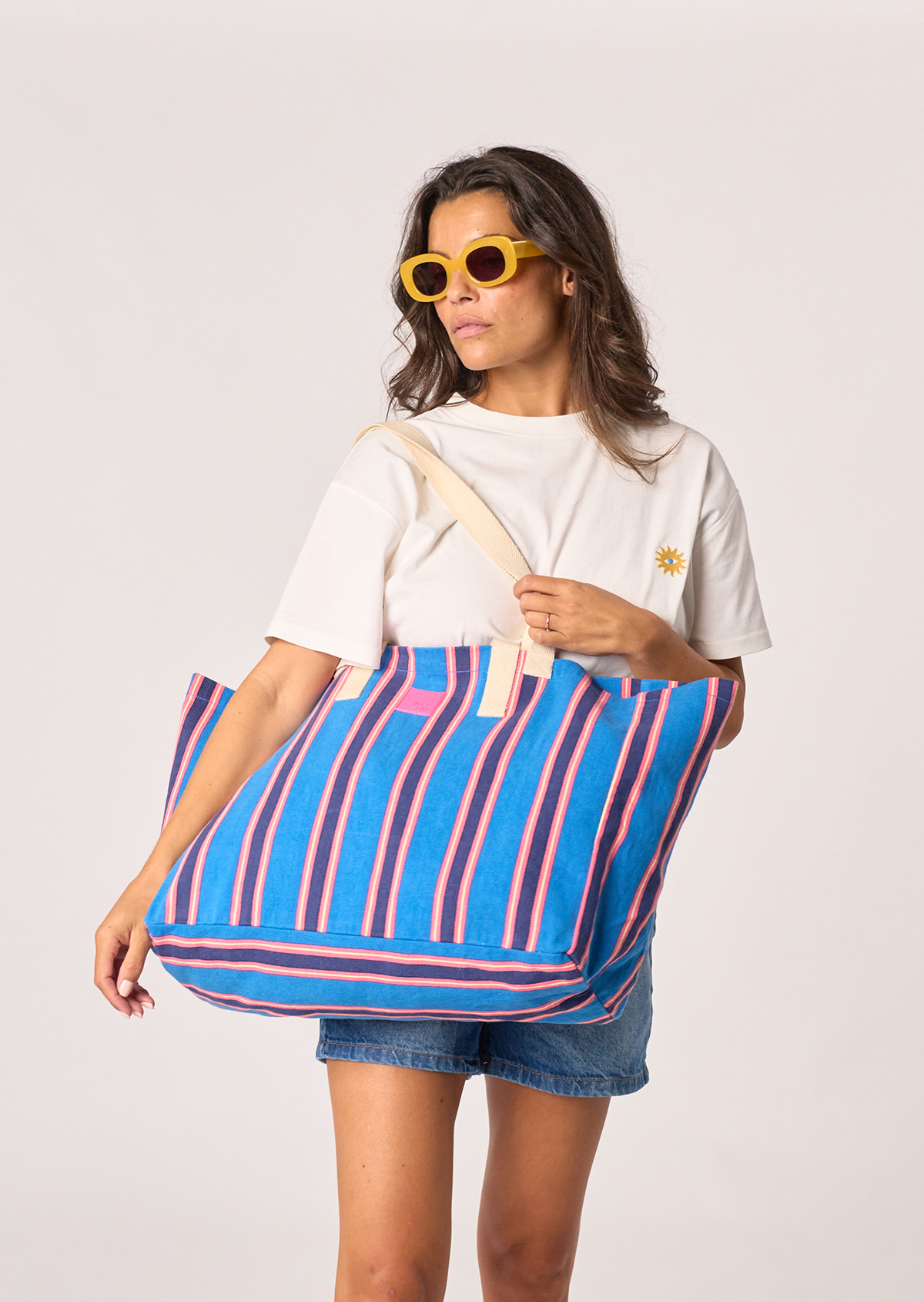 Sac cabas en coton biologique BILLYBELT Bleu