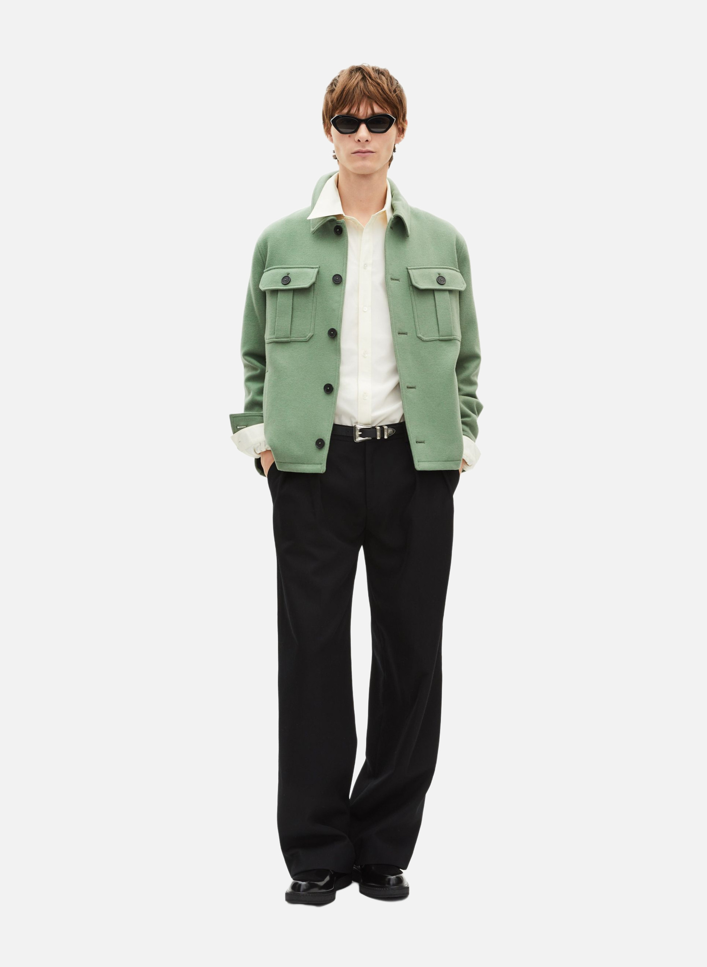 Blouson en laine THE KOOPLES Vert