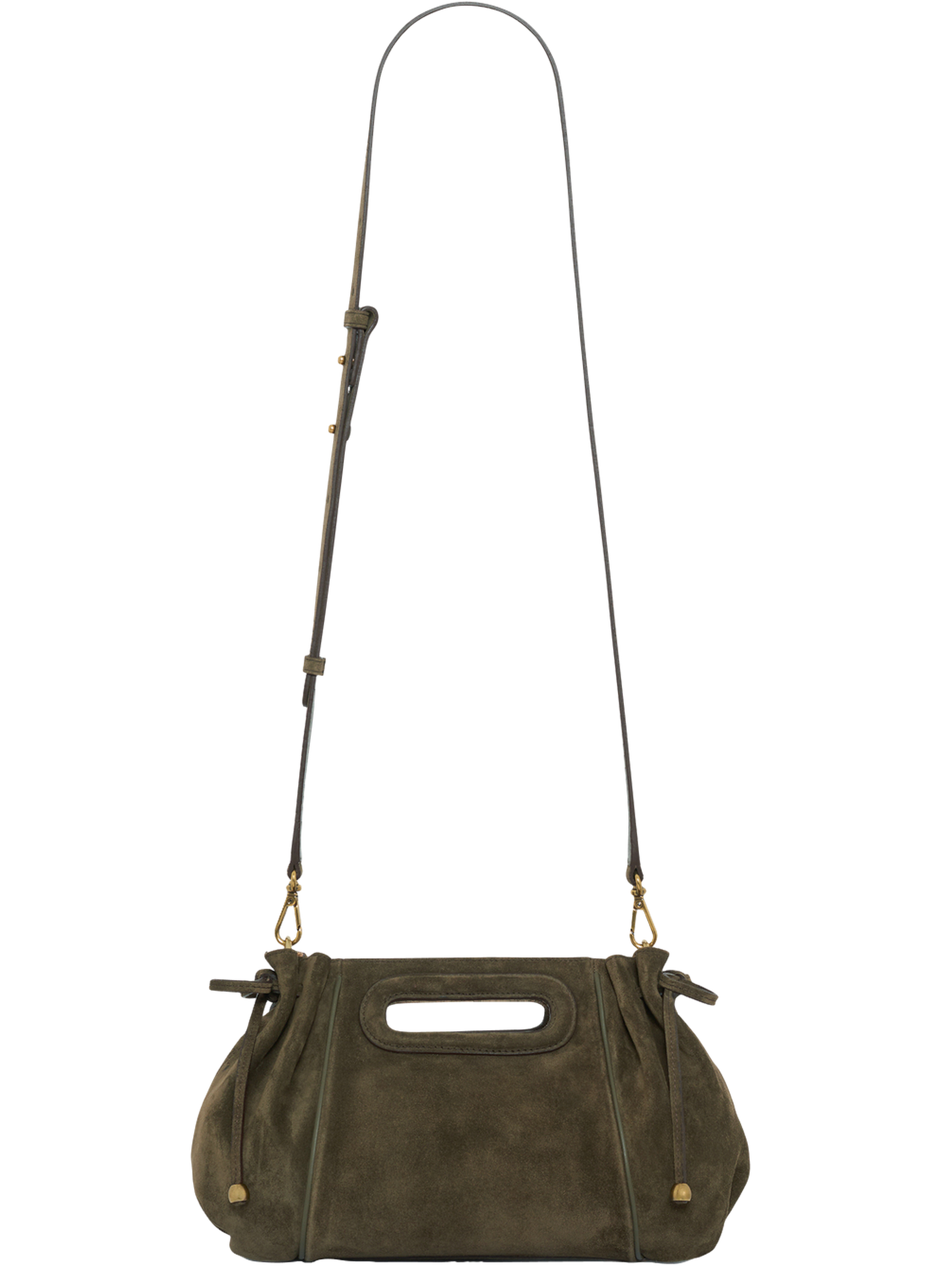 Sac à main en cuir velours intérieur métallisé - mini dany GERARD DAREL Beige