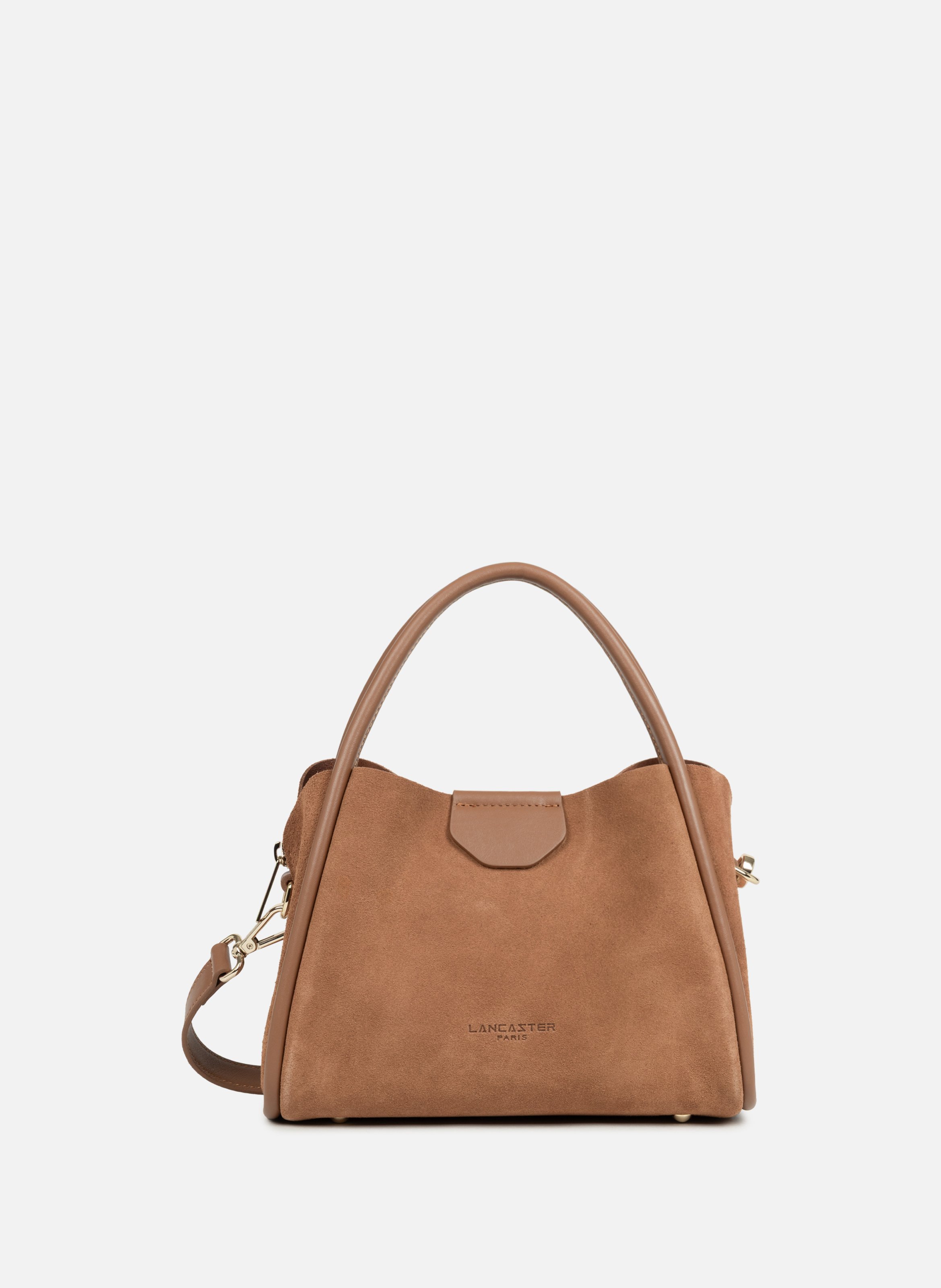 Petit sac à main - suède ida LANCASTER Brown