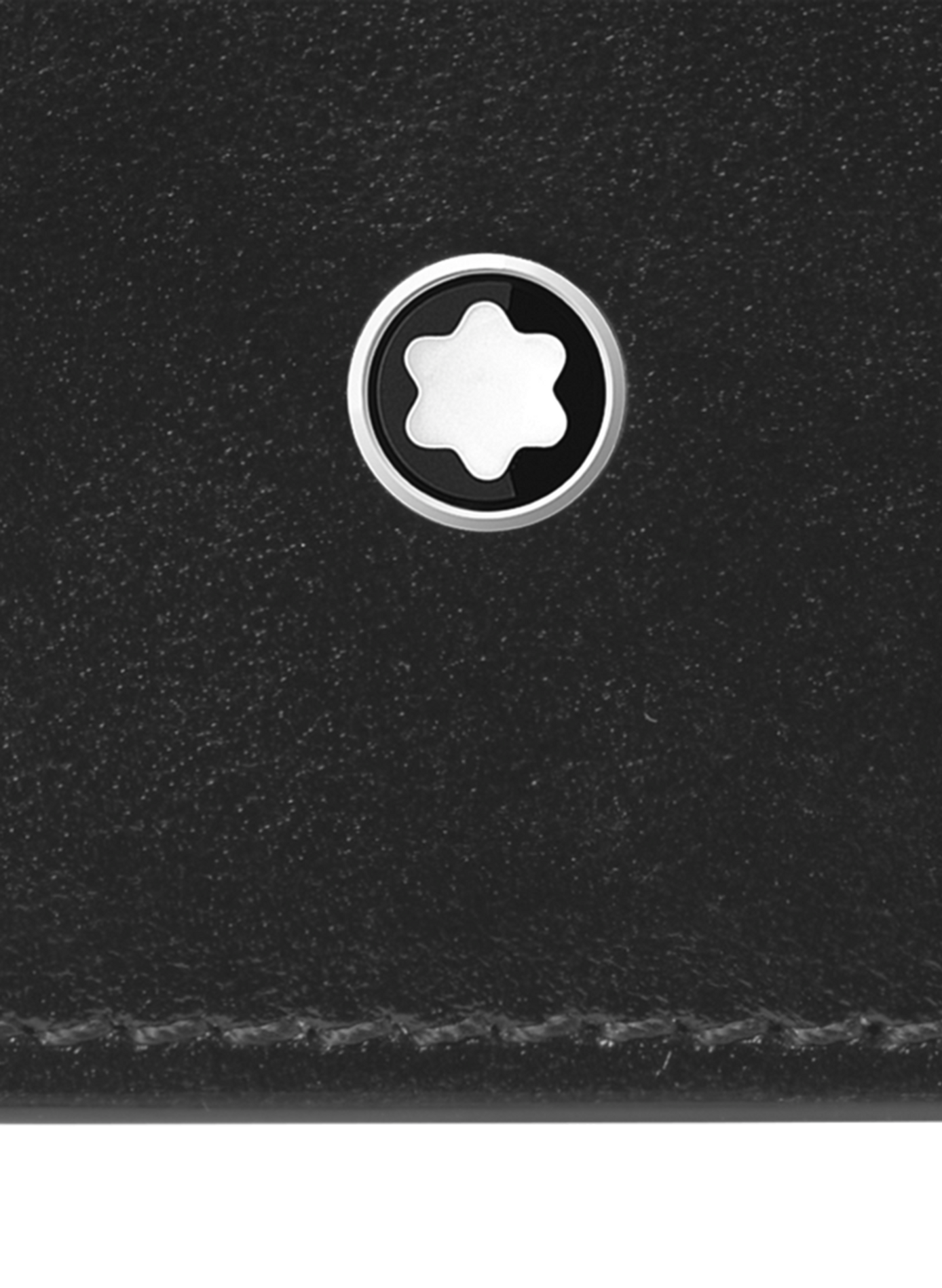 Compact leather wallet MONTBLANC Black