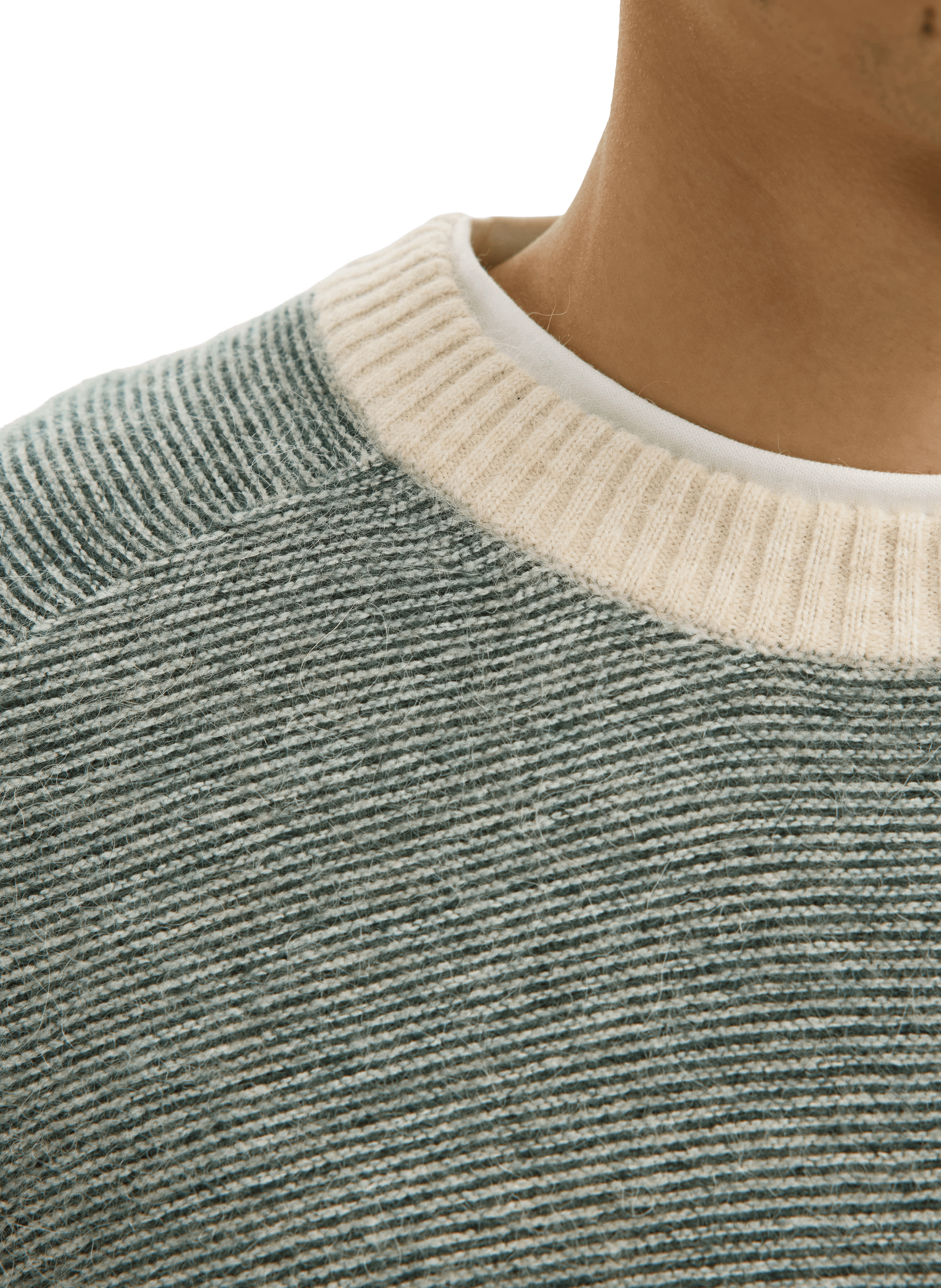 Cotton-blend jumper SELECTED Green
