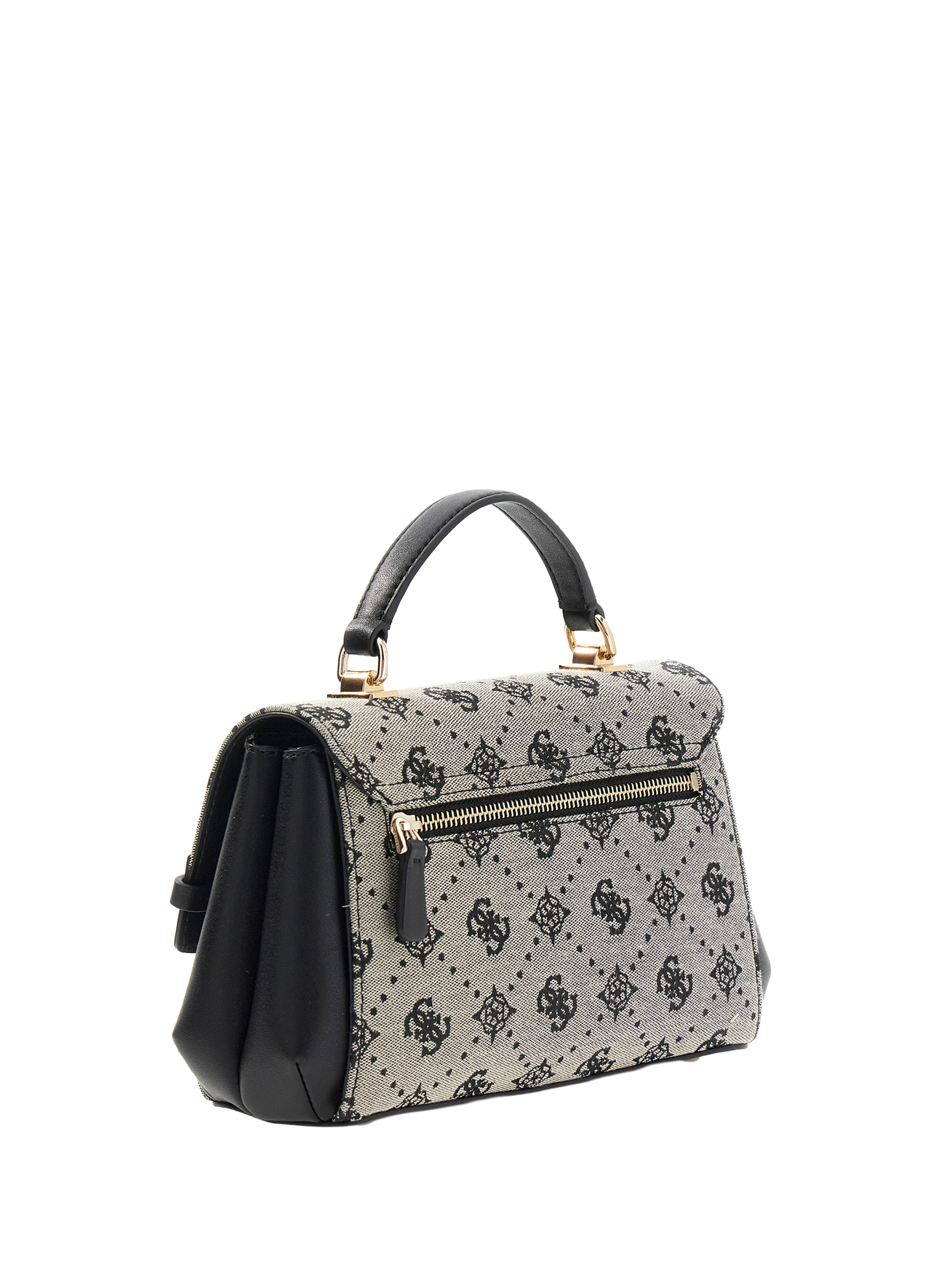 Melinda printed handbag GUESS Black
