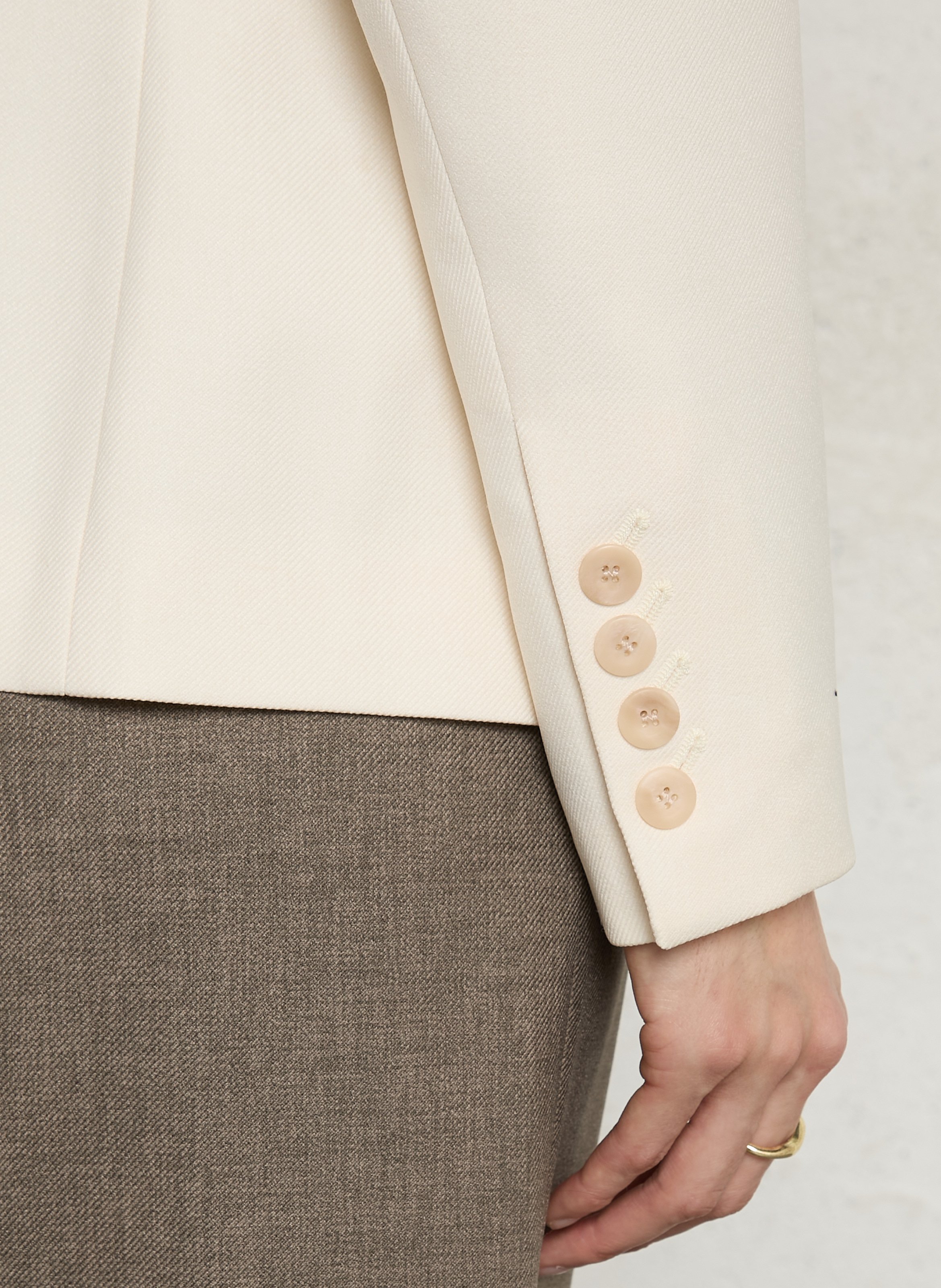 Veste de tailleur ajustée simone MAISON 123 Beige
