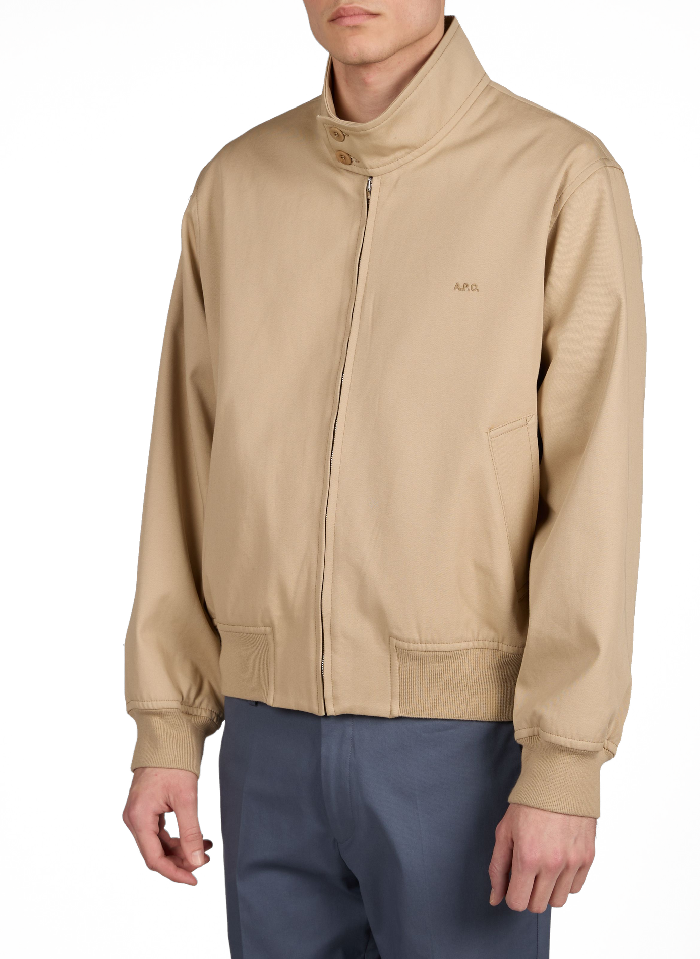 Oversized cotton jacket A.P.C. Beige