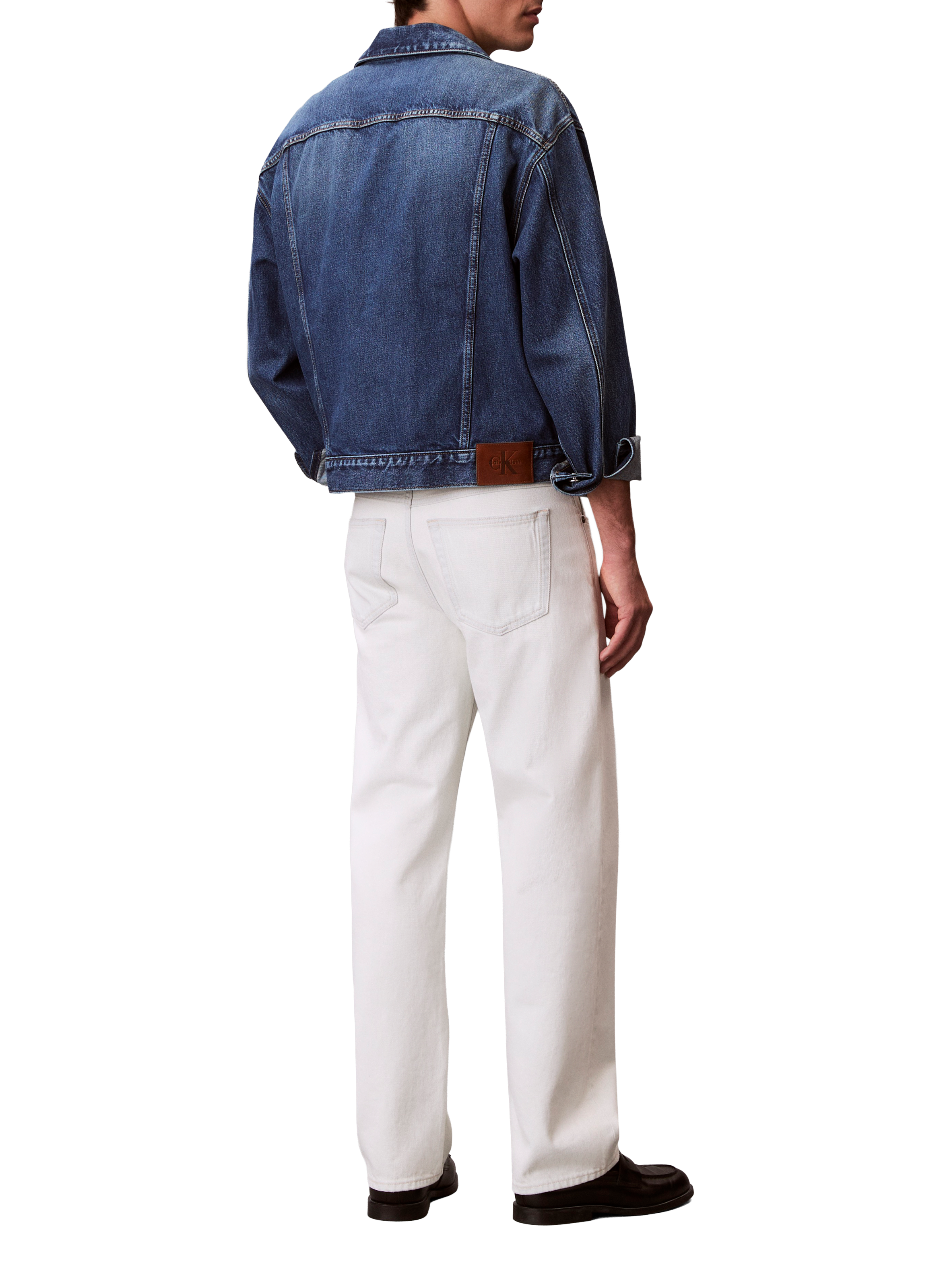 Straight cotton jeans CALVIN KLEIN Blue