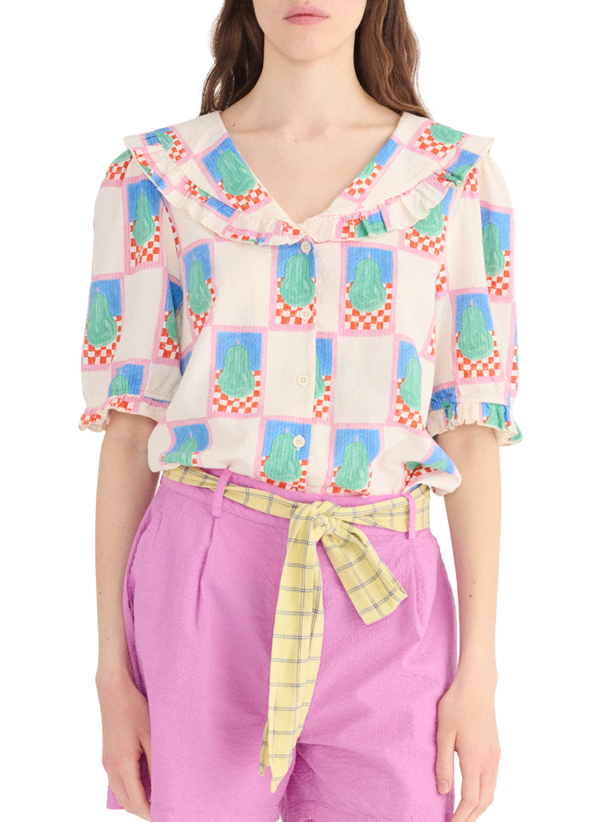 Simple Pear cotton shirt BOBO CHOSES Beige