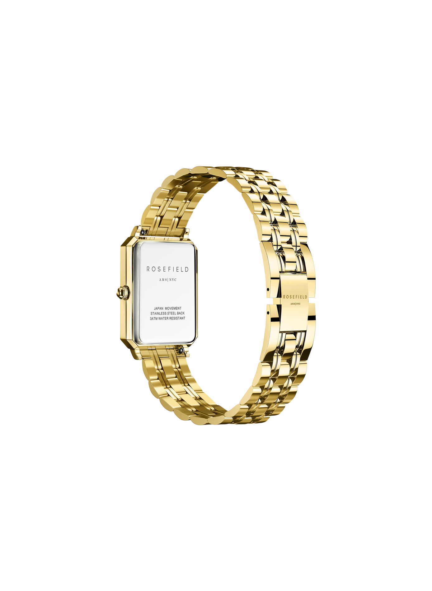 Montre analogique Octagon XS en acier inoxydable ROSEFIELD Blanc