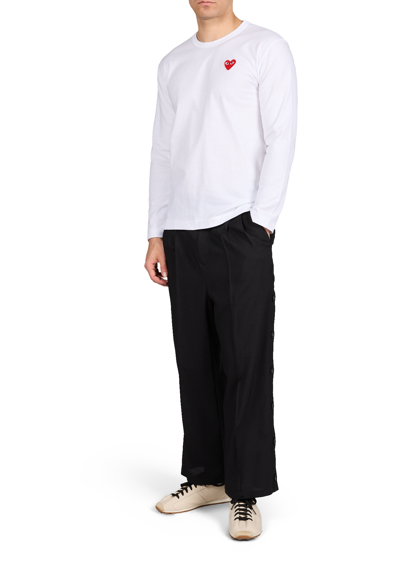 Night blue trousers - The Air Uniform WANSIE Black