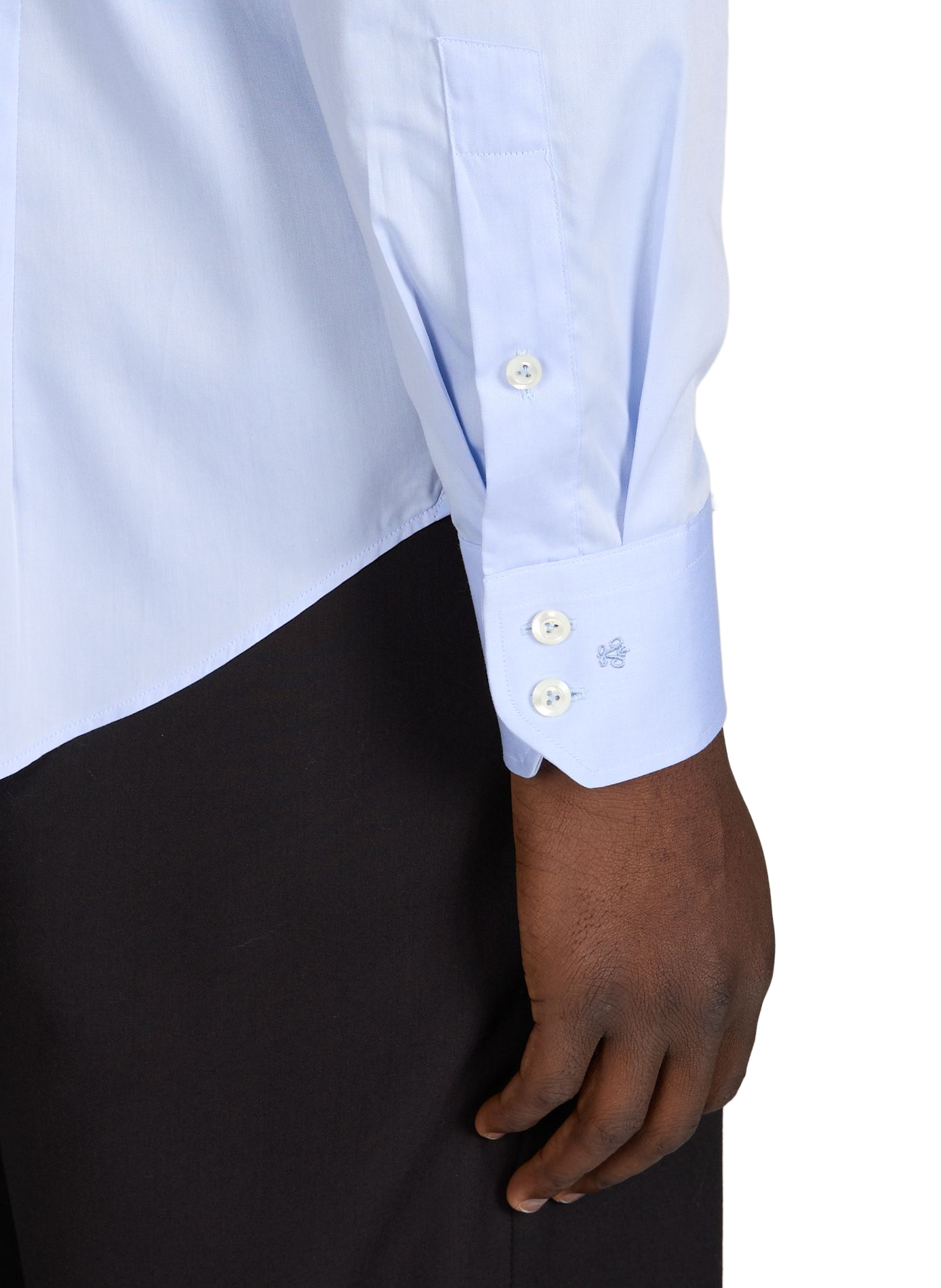 Cotton poplin shirt VAN LAACK Blue