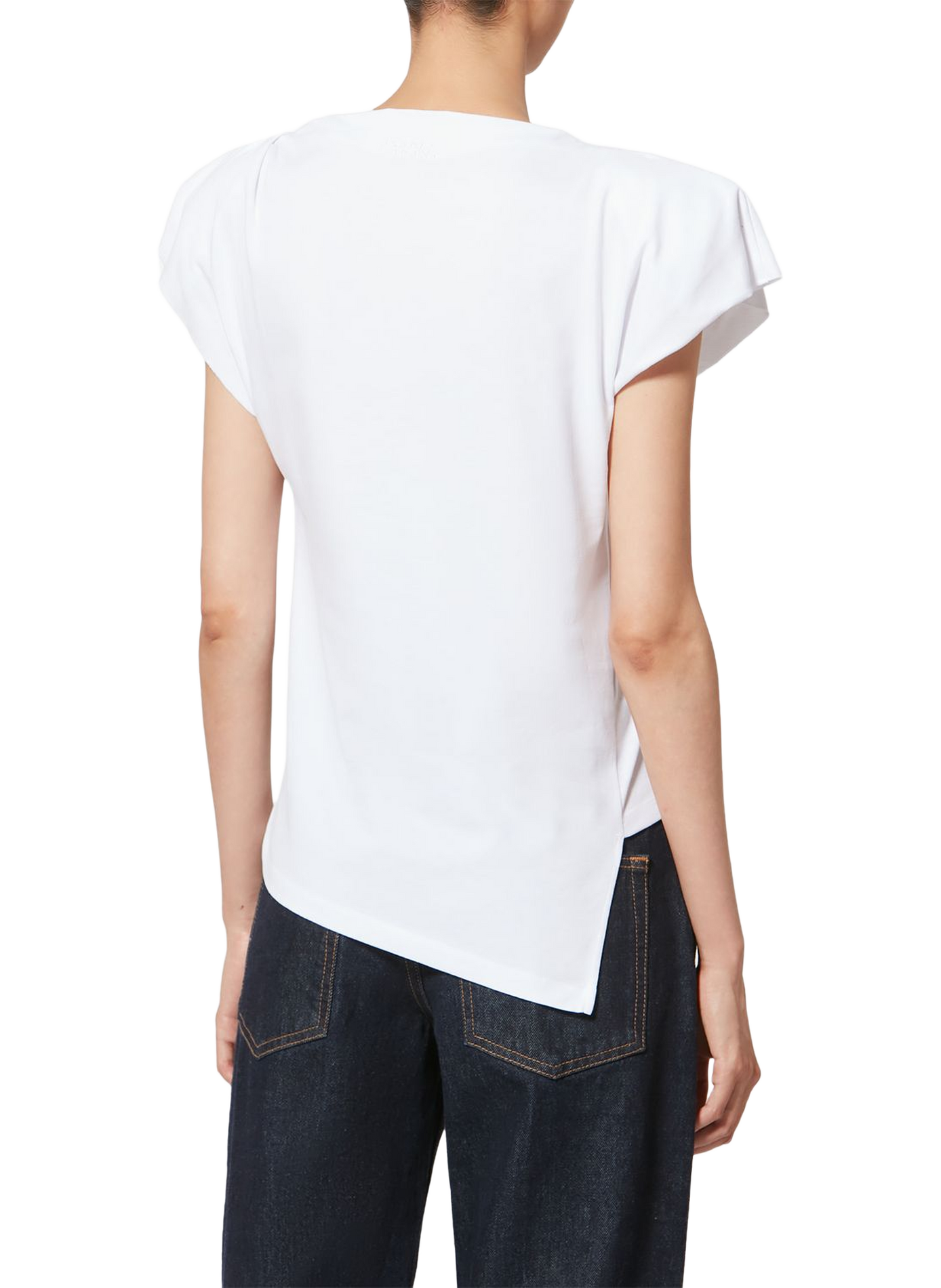 Asymmetric organic cotton Sebani T-shirt ISABEL MARANT White