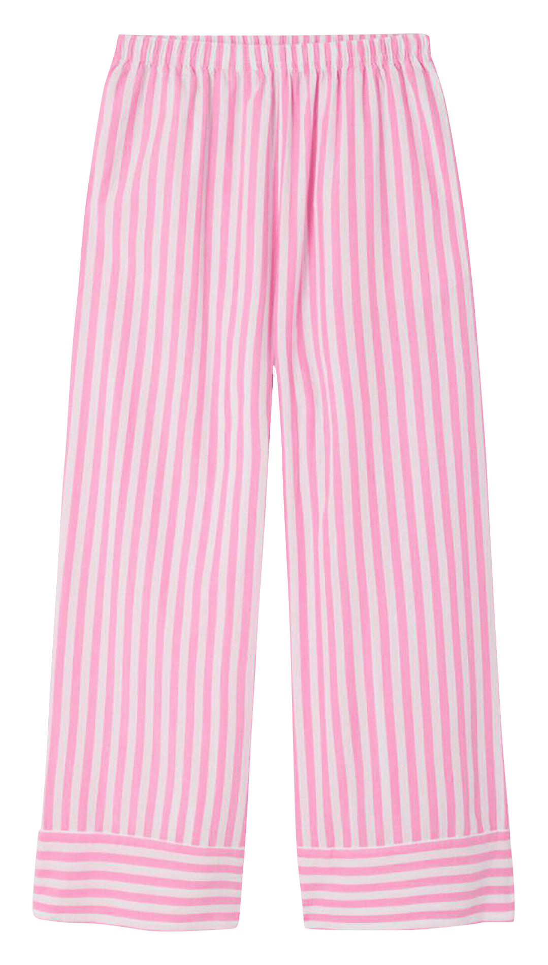 Pantalon large taille haute rayé vextown AMERICAN VINTAGE Rose