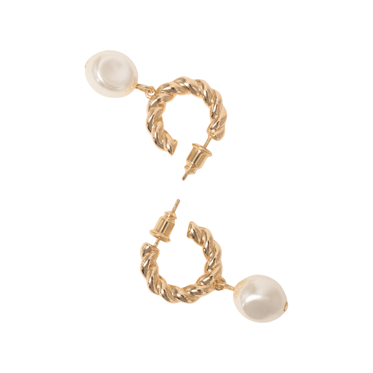 Boucles d'oreilles en laiton MAJE Doré