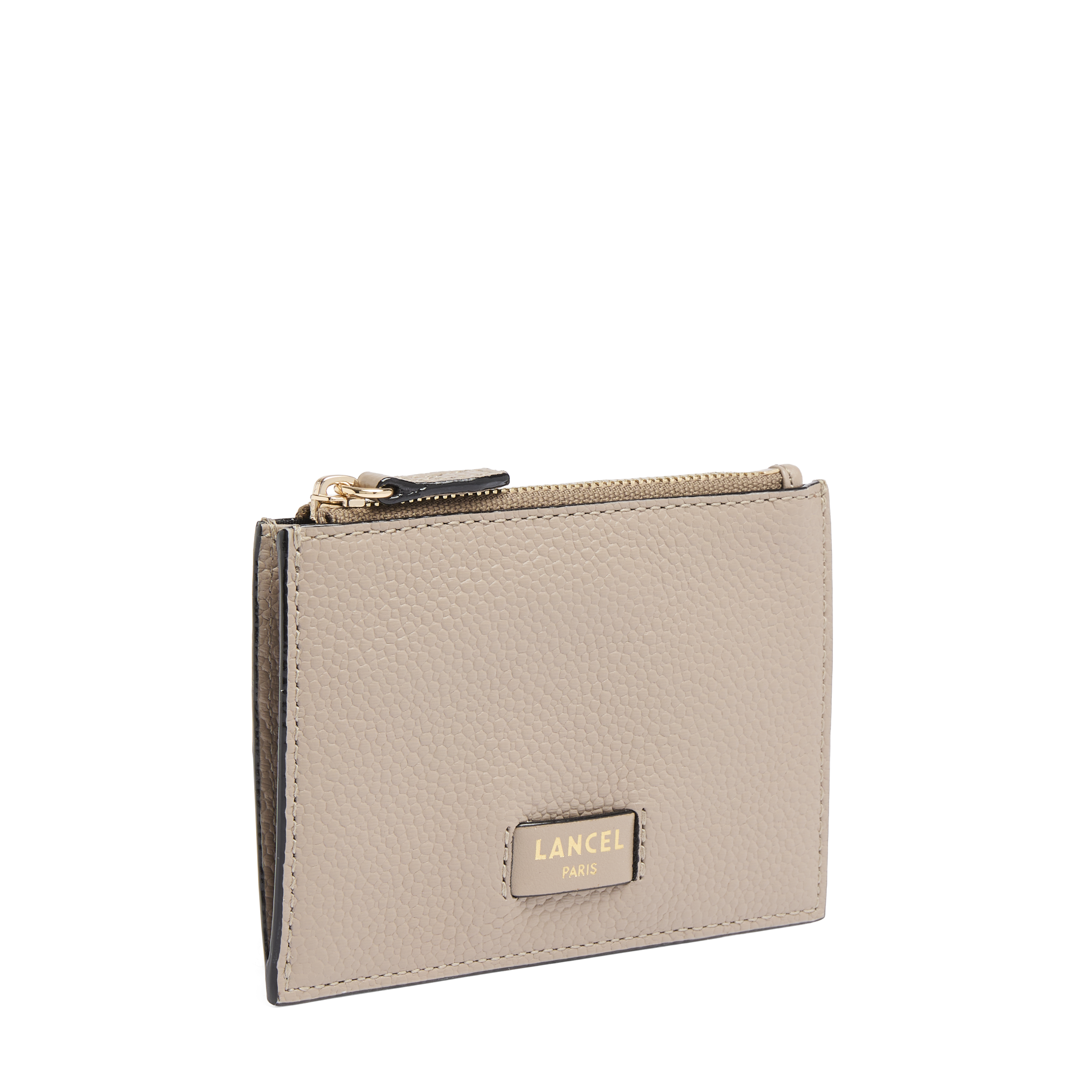 Porte-cartes ninon de lancel en cuirs de vachette graine & lisse LANCEL Gris