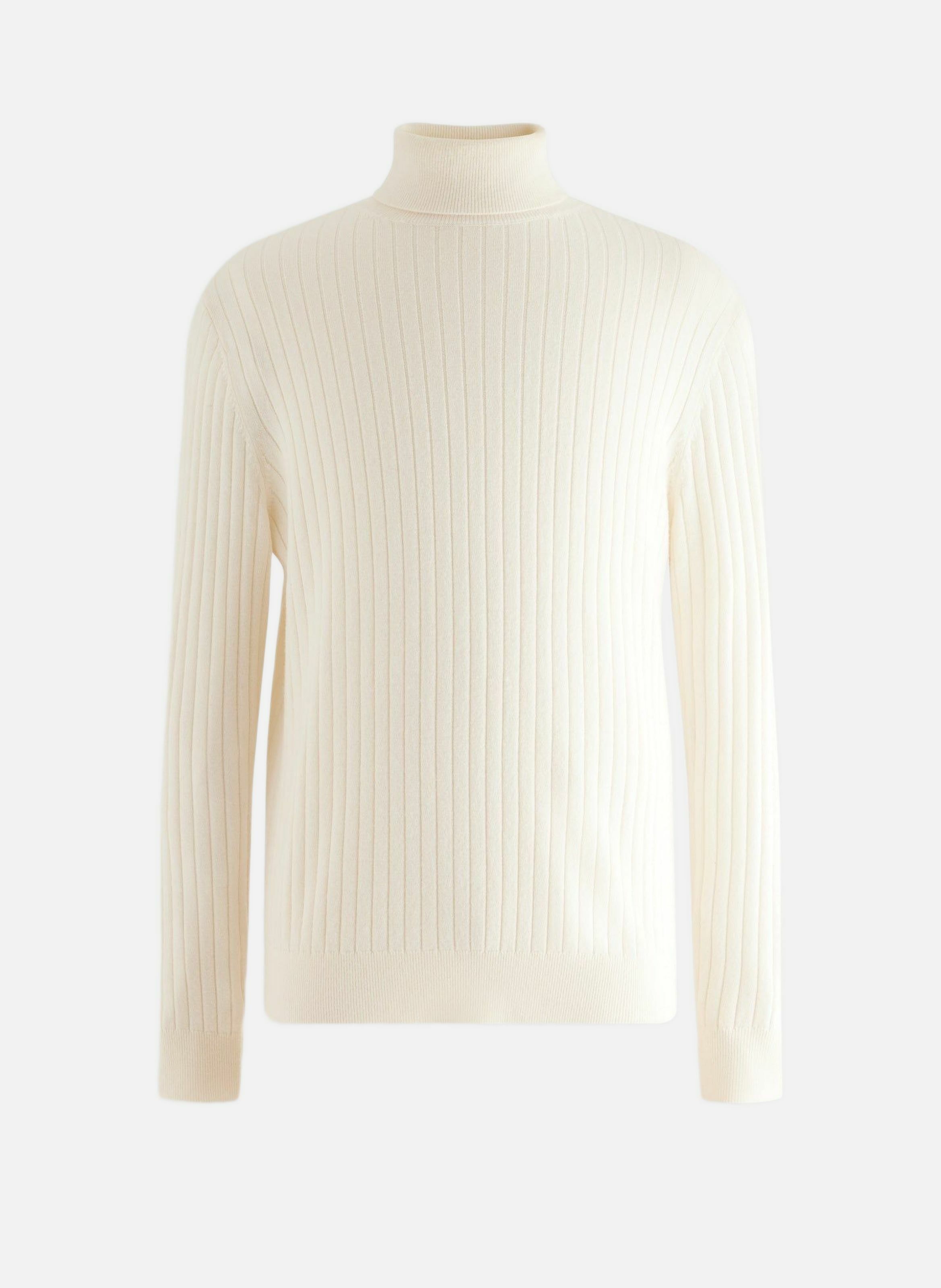 Pull armand col montant coupe ample FUSALP Blanc