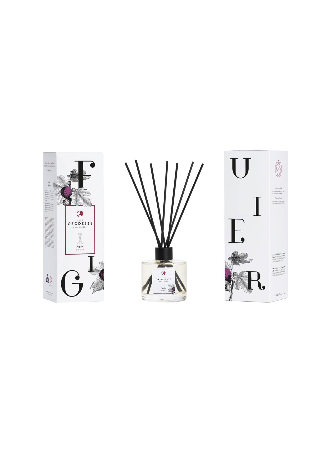 Diffuseur d'ambiance 200ml Figuier GEODESIS Transparent