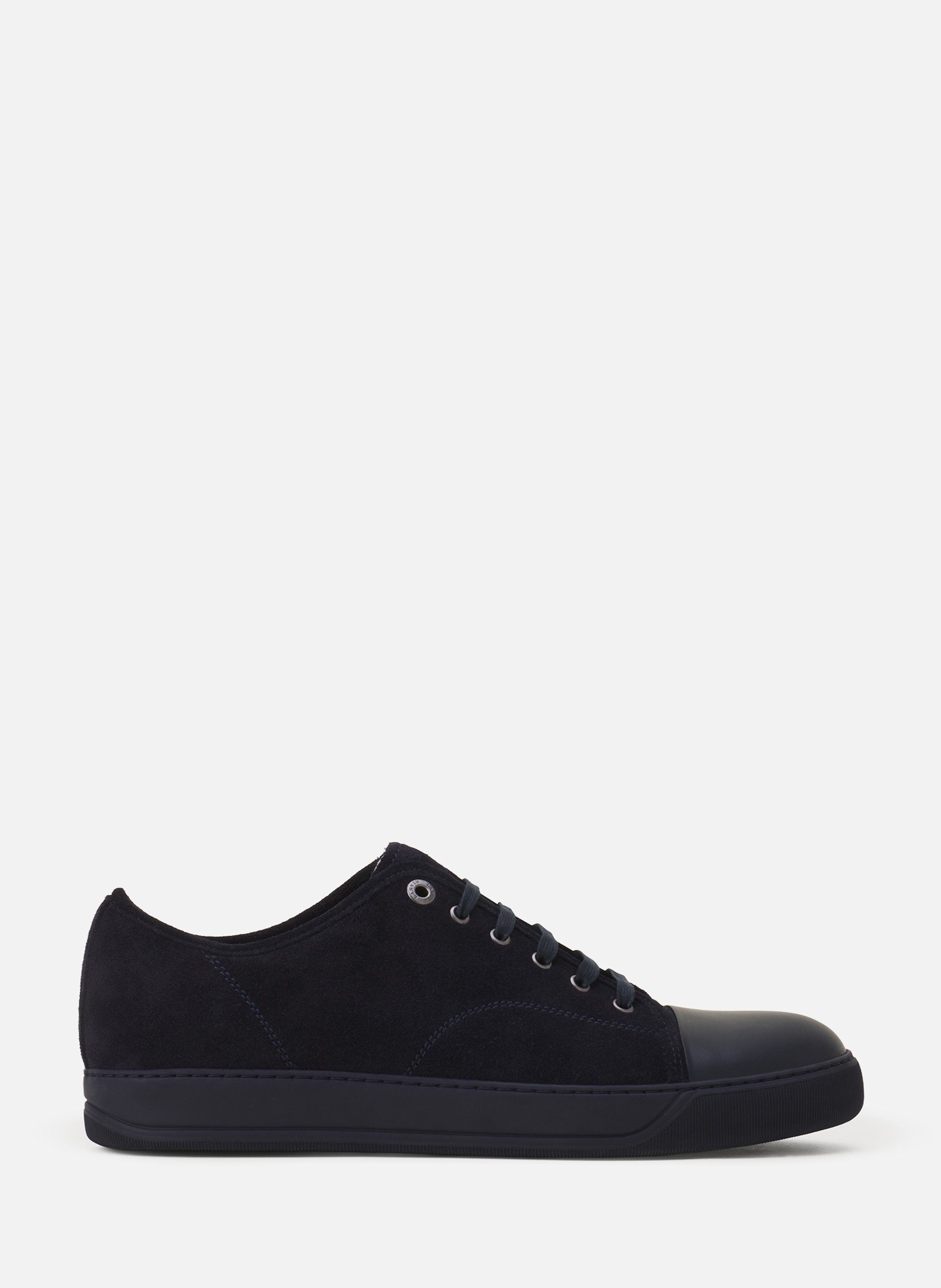 Sneakers dbb1 en cuir et suede LANVIN Bleu