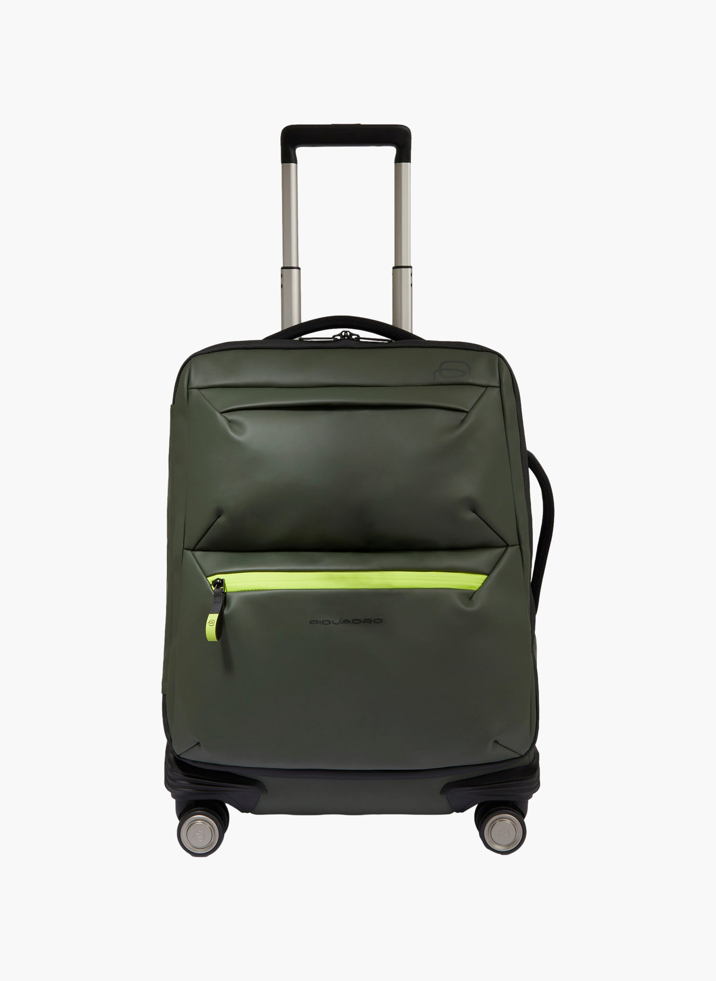 Valise cabine mince déperlante à 4 roues PIQUADRO Vert