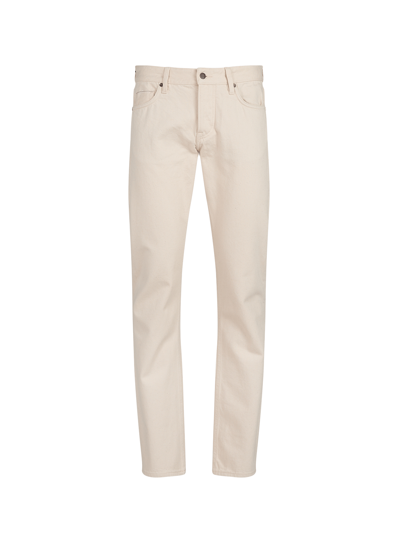 Straight cotton trousers  EMPORIO ARMANI Beige