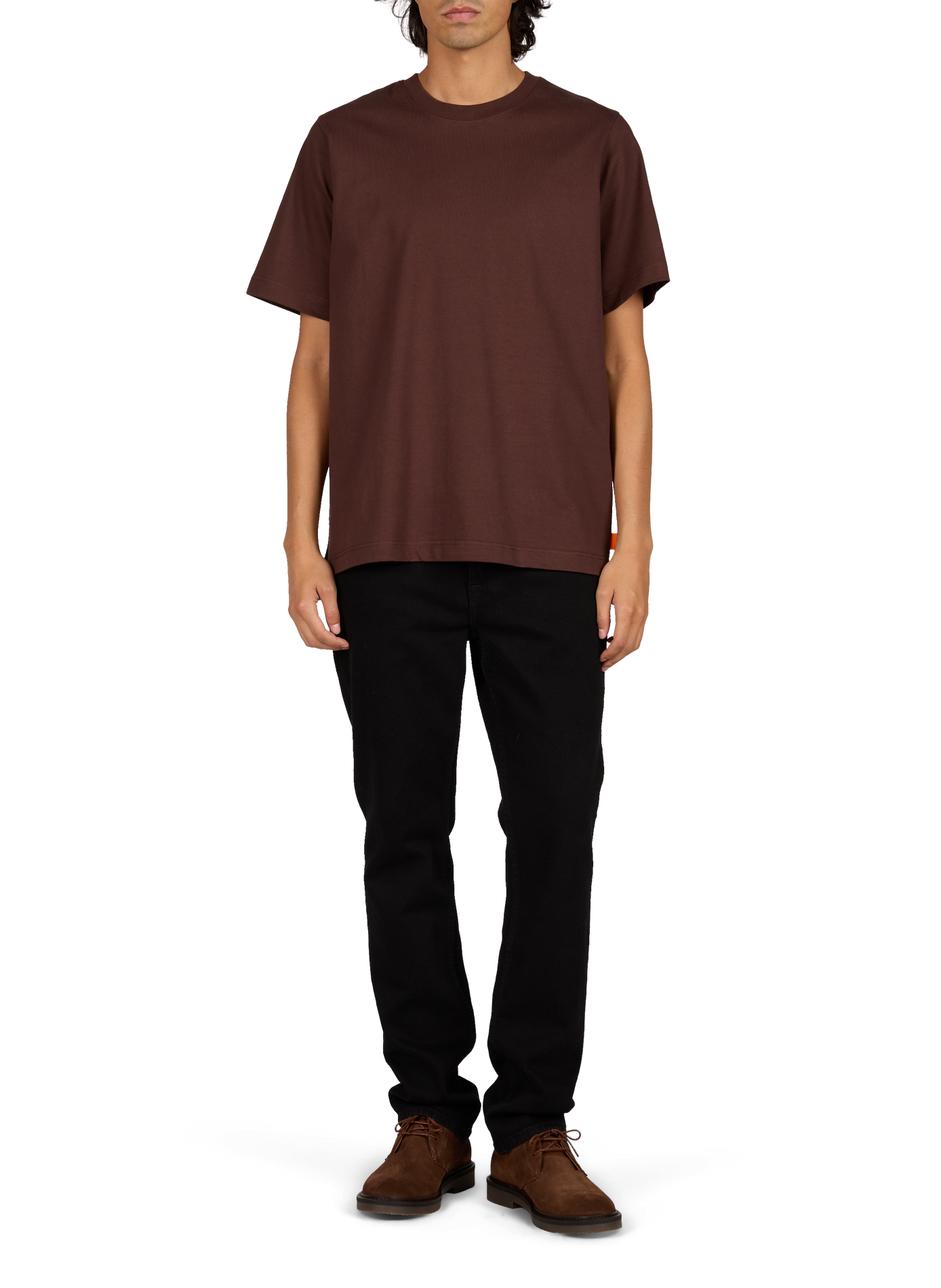 Tee-shirt col rond en coton GERTRUDE Rouge