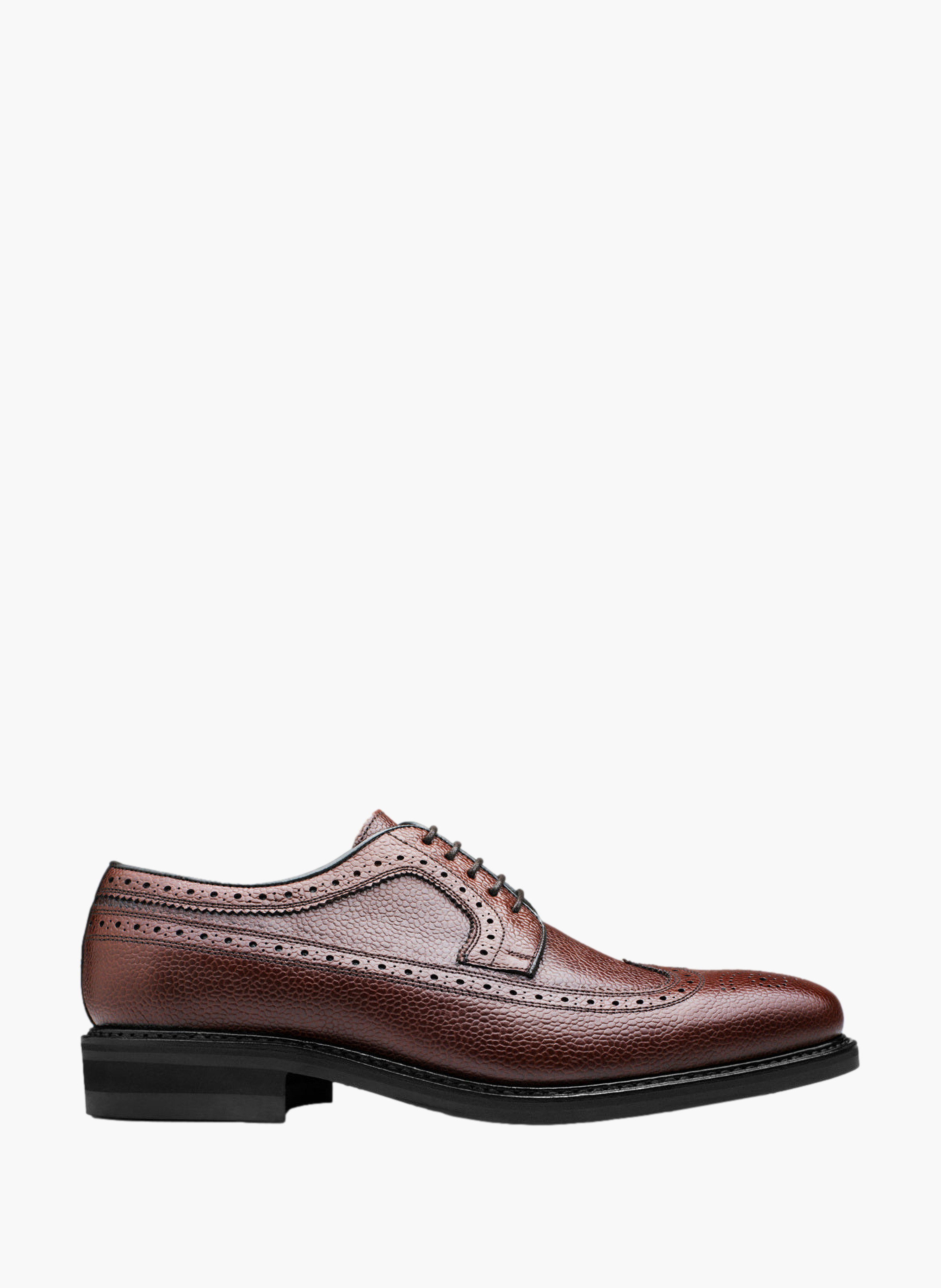 Derby cuir grainé barton FINSBURY Marron