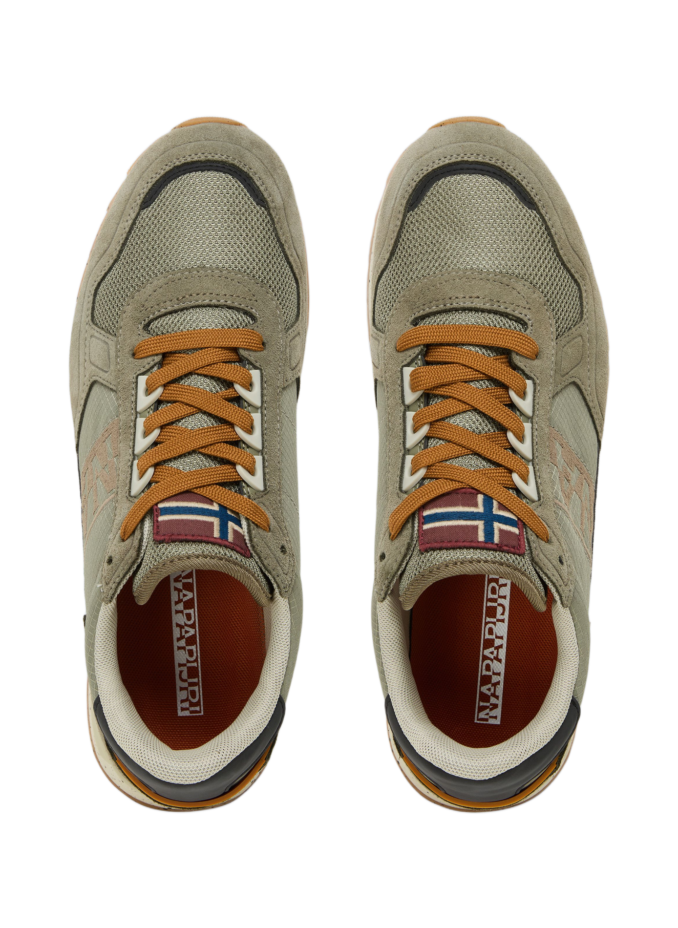 Plain lace-up trainers NAPAPIJRI Green