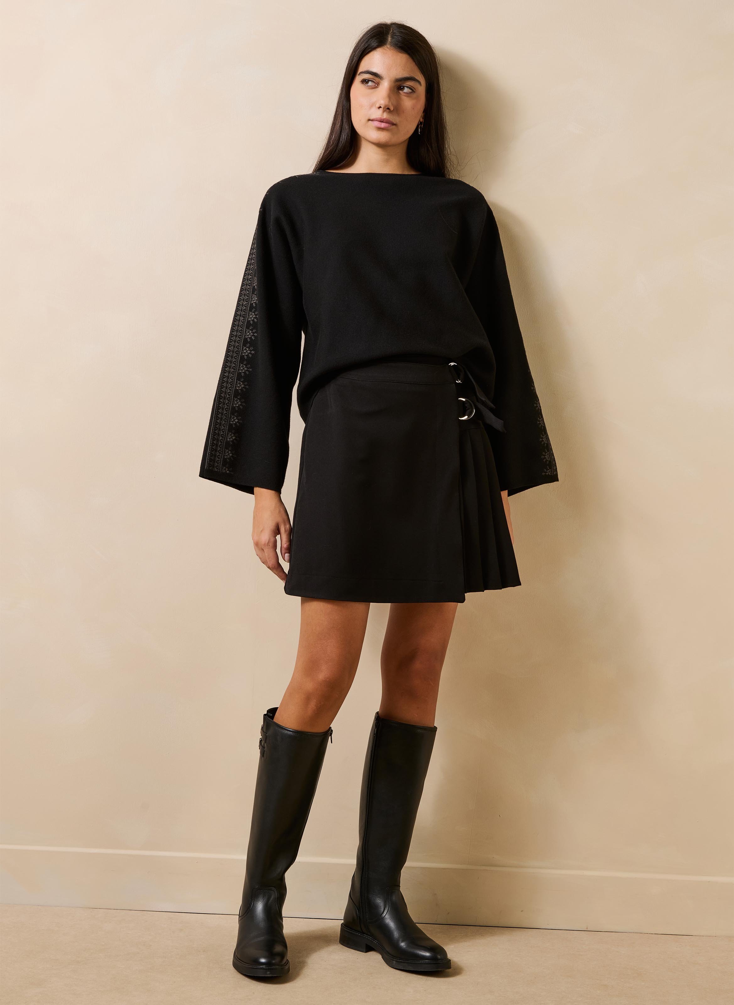 Oversized ronde hals trui LA FEE MARABOUTEE Veelkleurig