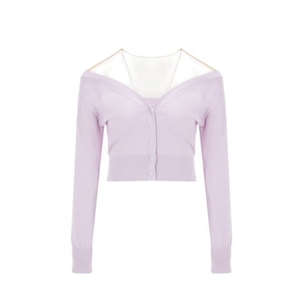 Gilet en laine et cachemire mélangés