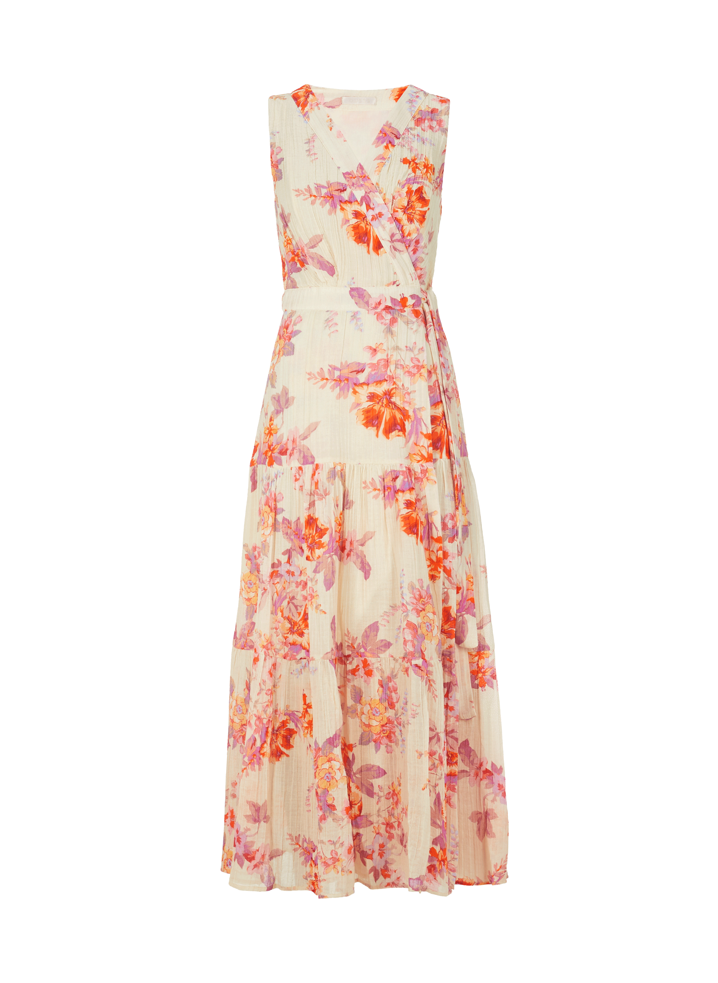 Robe longue en ramie et coton