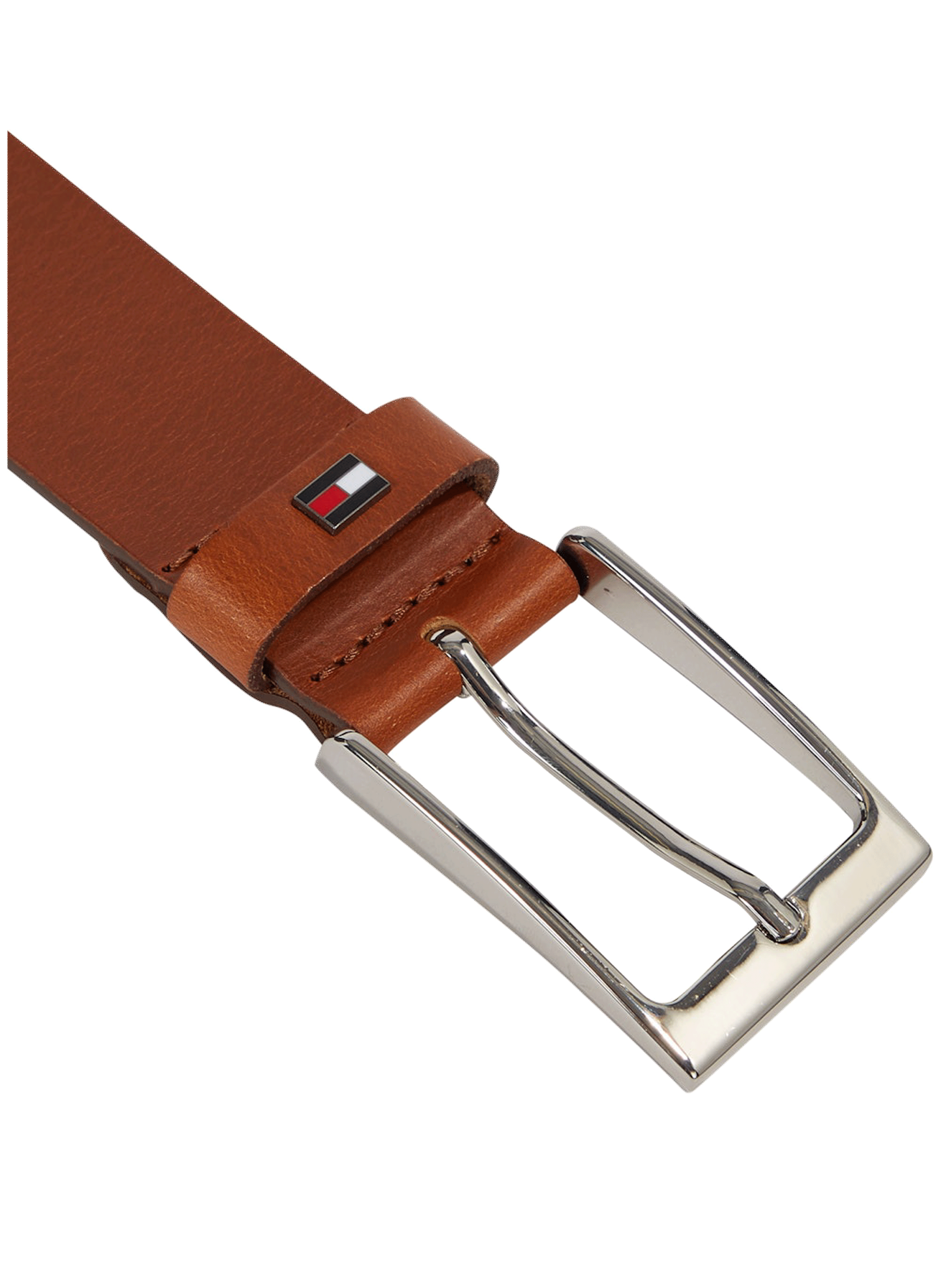 Leather belt  TOMMY HILFIGER Brown