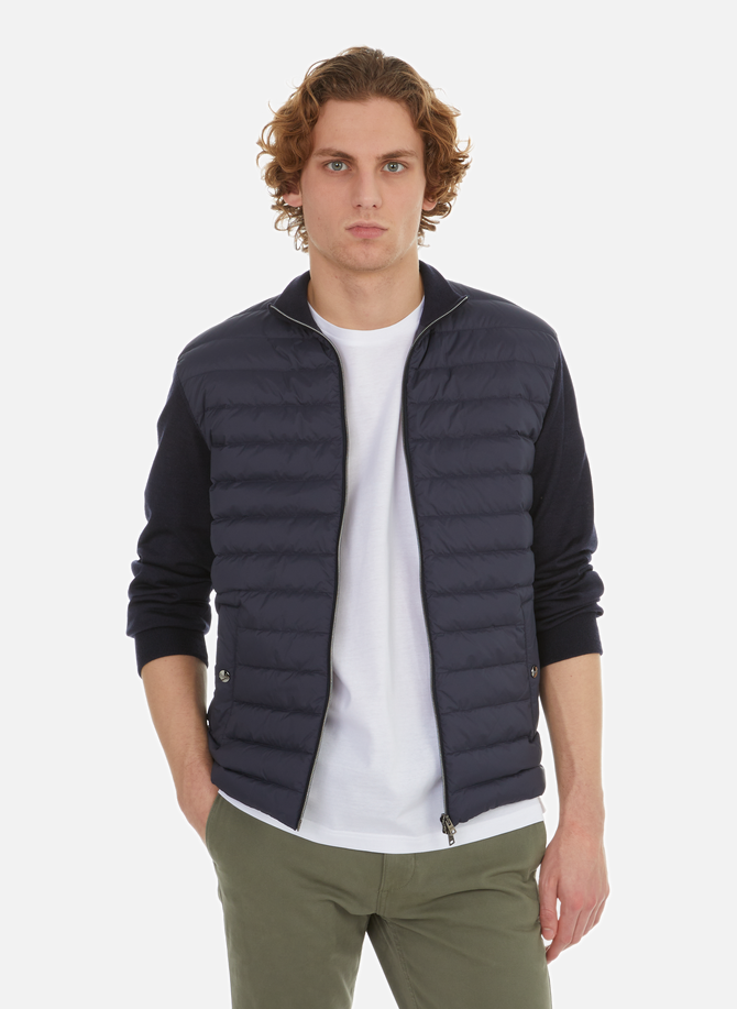 Silk and wool bi-material jacket HERNO