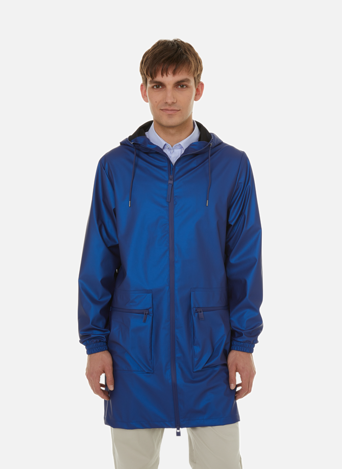Shiny waterproof jacket RAINS