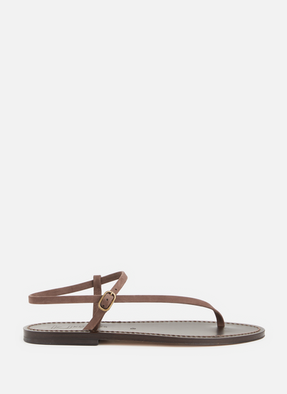 Flat leather sandals K. JACQUES