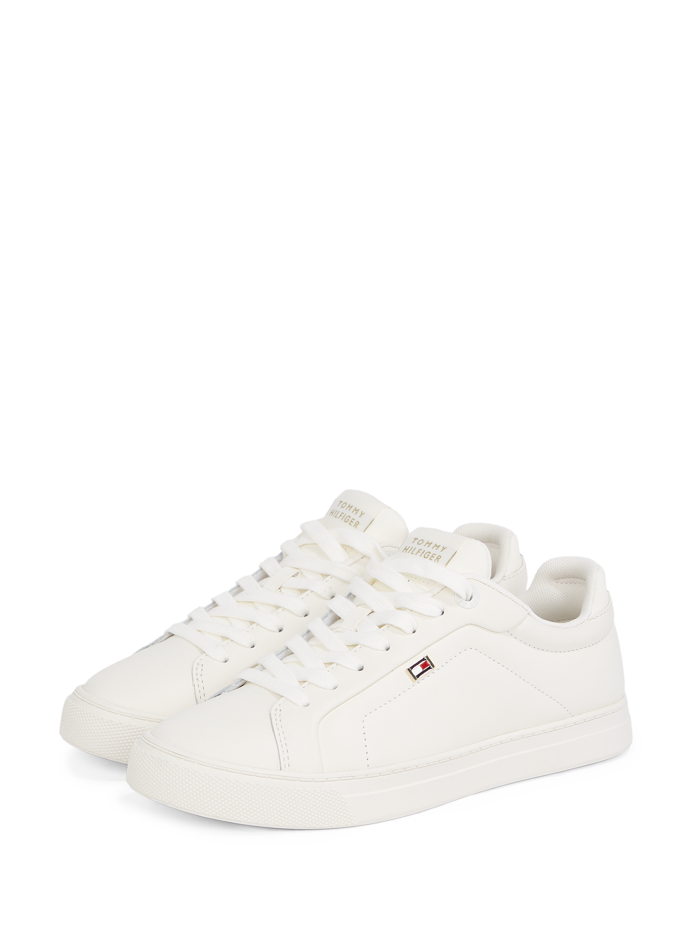 Baskets en cuir  TOMMY HILFIGER Beige