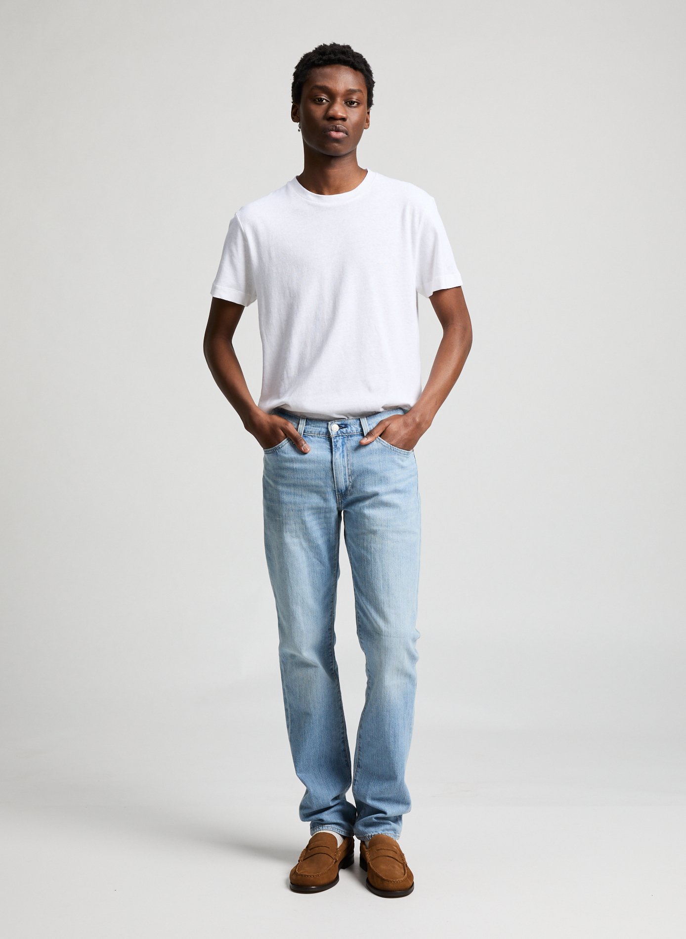 T-shirt en coton et lin AU PRINTEMPS PARIS Blanc