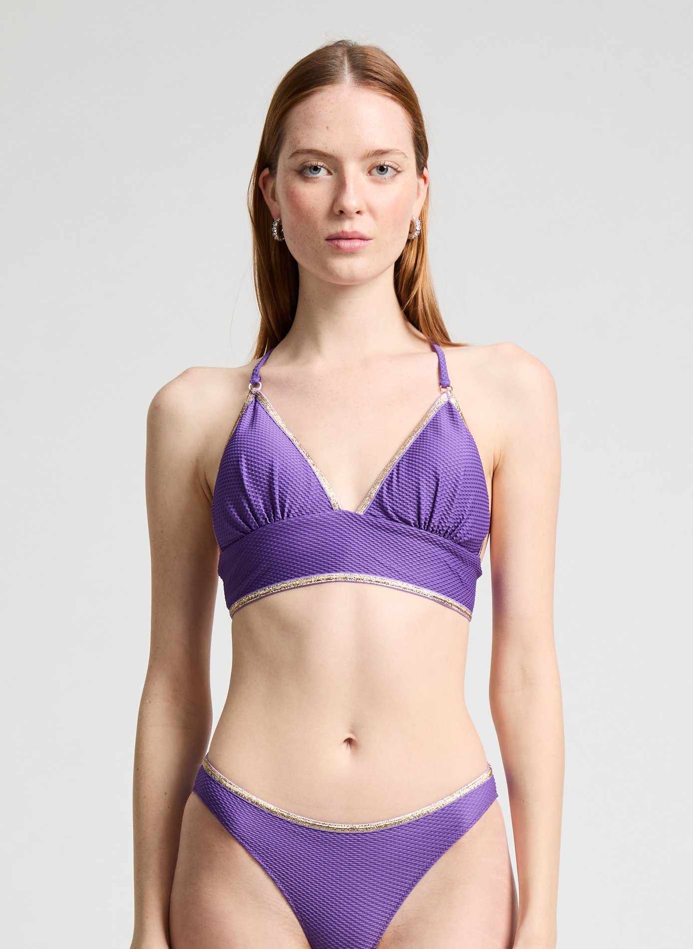 Amber Bikini Top LA NOUVELLE Purple