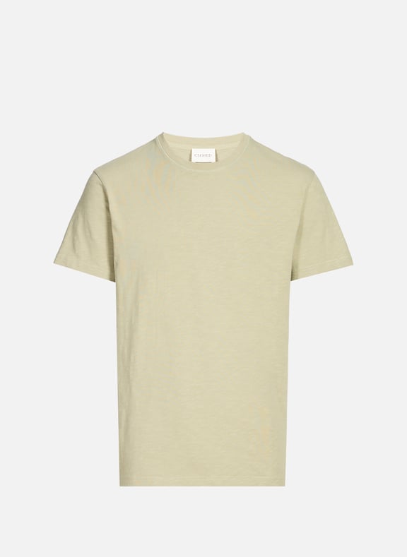 Classic Cotton T-Shirt Green by CLOSED CLOSED Classic Cotton T-Shirt Green
