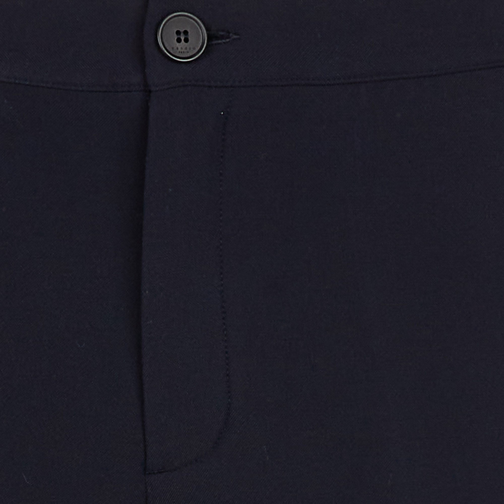 Pantalon droit SANDRO Bleu