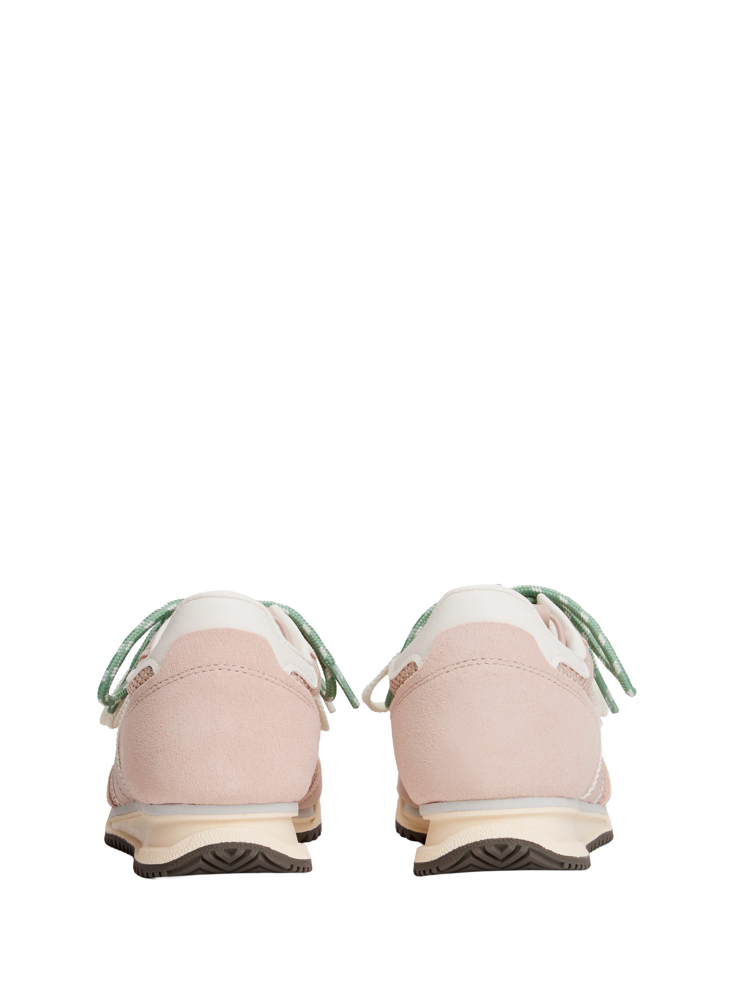 Two-tone serrated sole sneakers TOMMY HILFIGER Brown