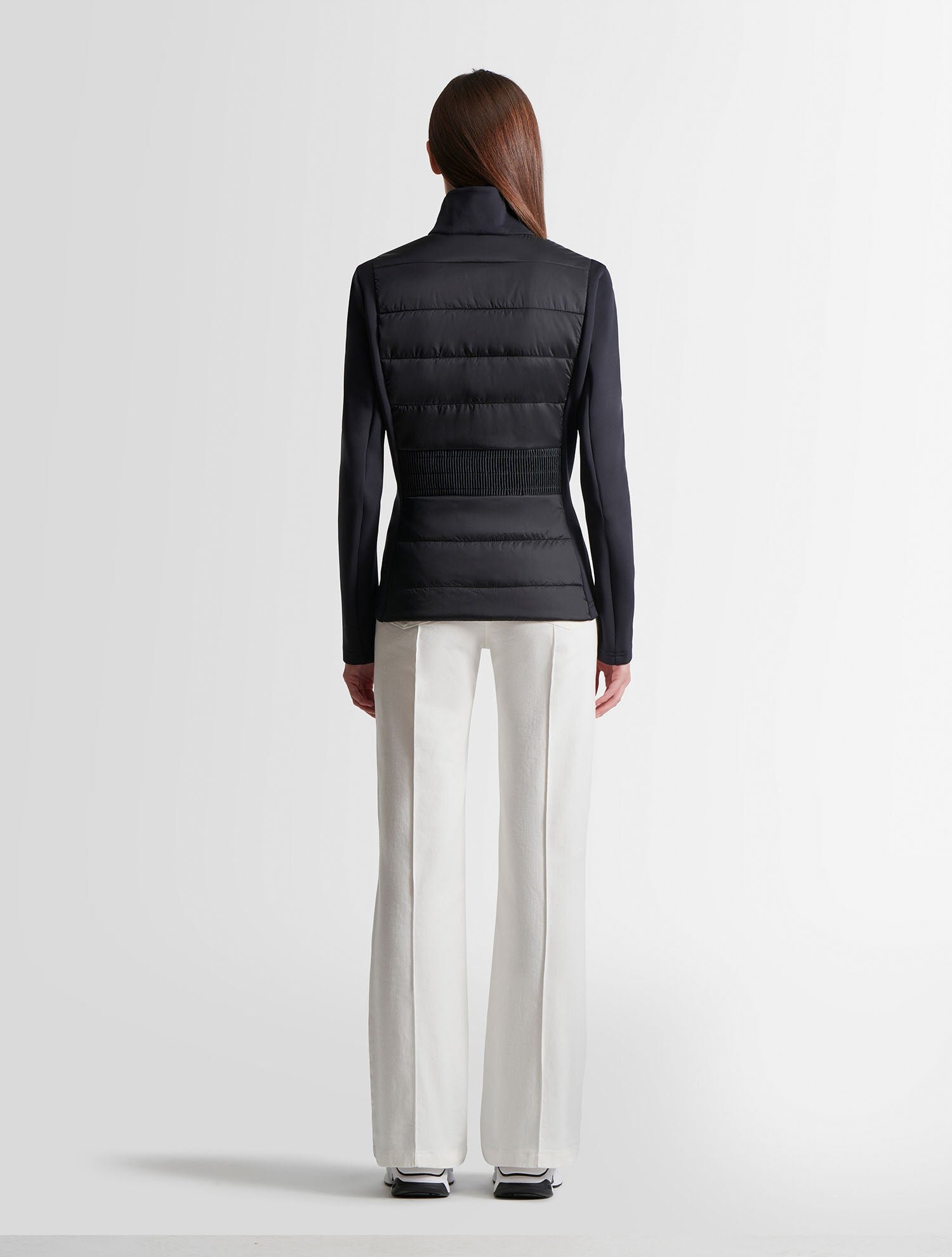 Veste linn col montant coupe regular FUSALP Noir